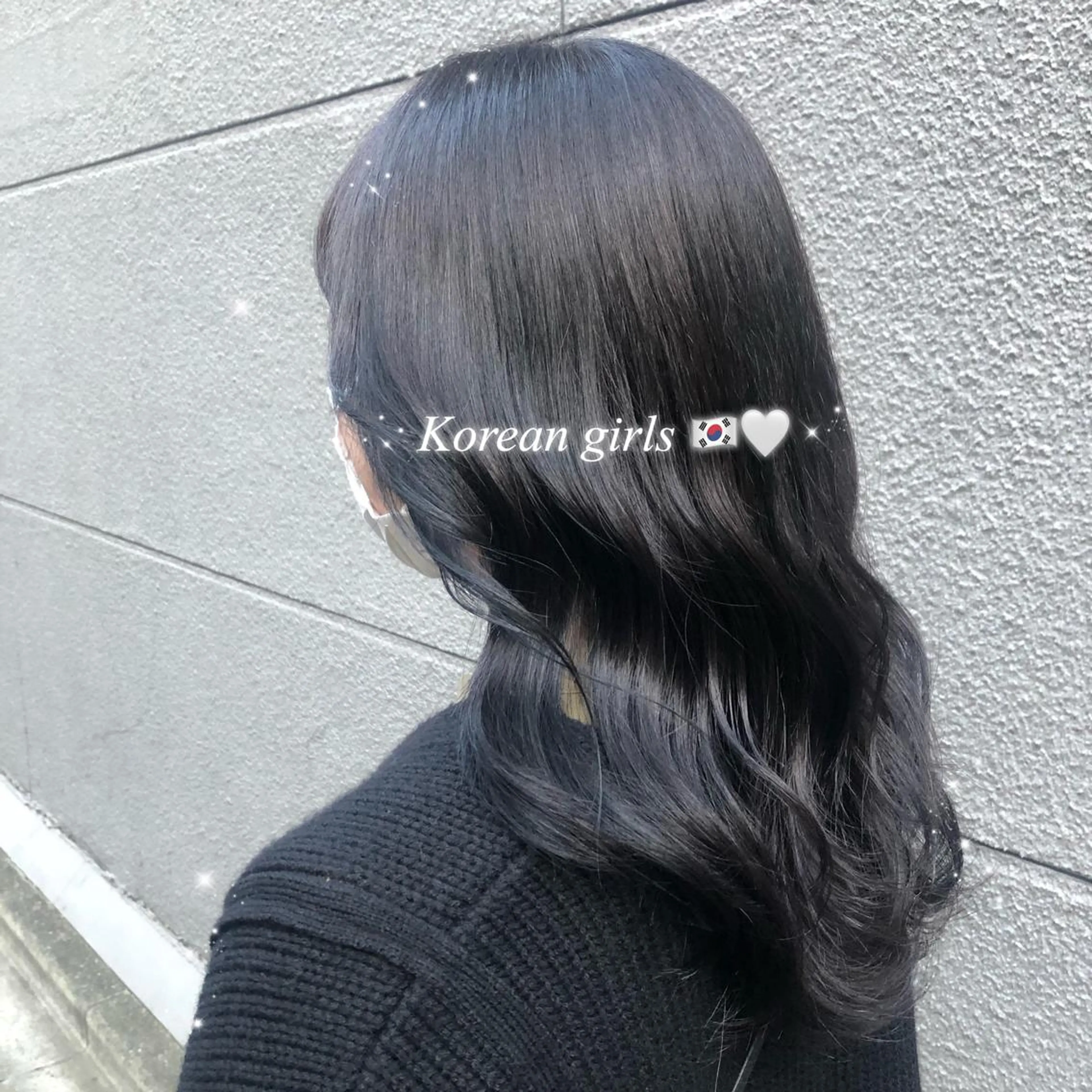 ロング 韓国風ヘア 𝙢𝙞𝙮𝙪🎀 girly hairのヘアスタイル