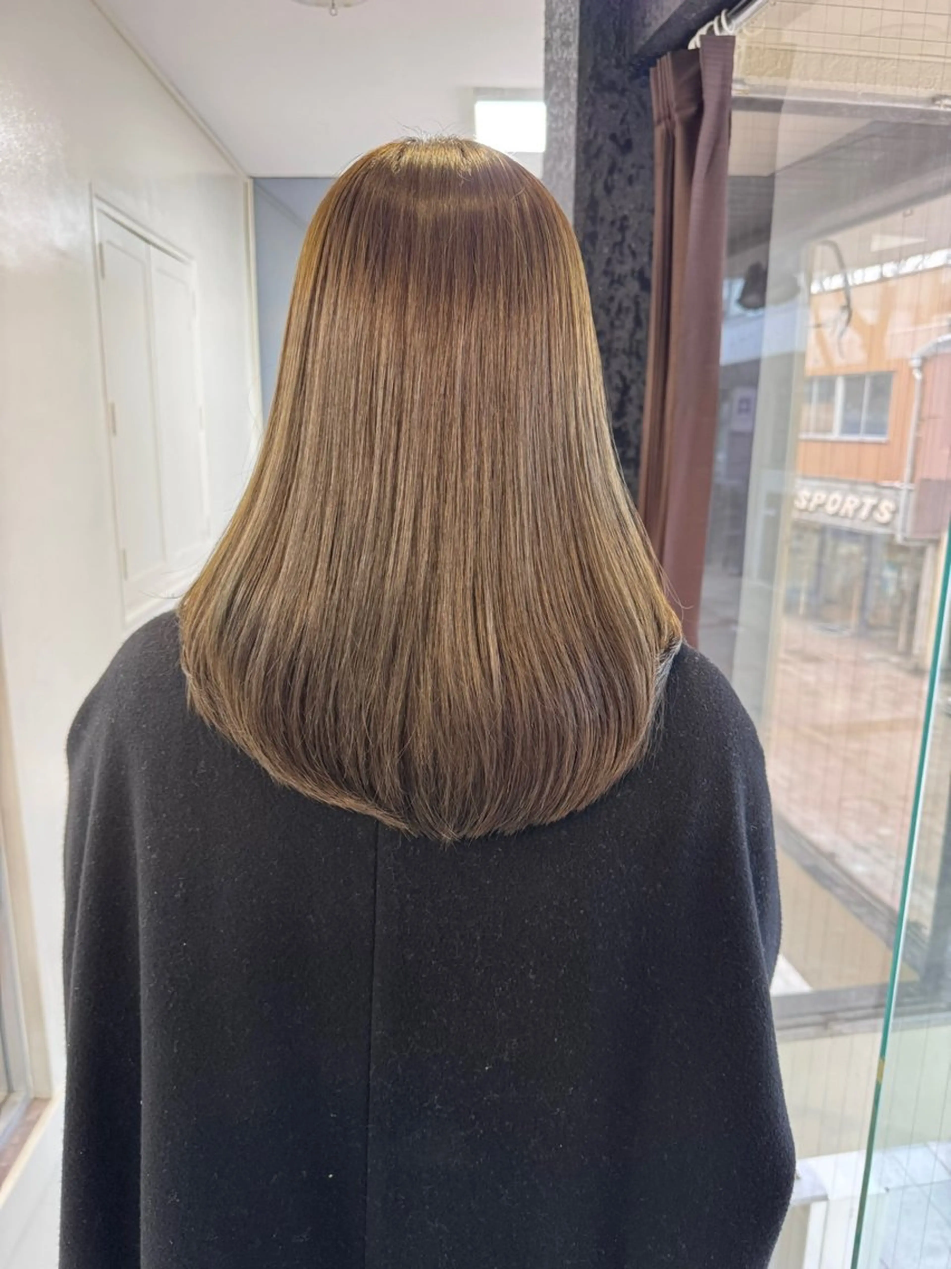 セミロング カラー カット ヘアカラー ブリーチなしWカラー レイヤー/KOHNOのヘアスタイル