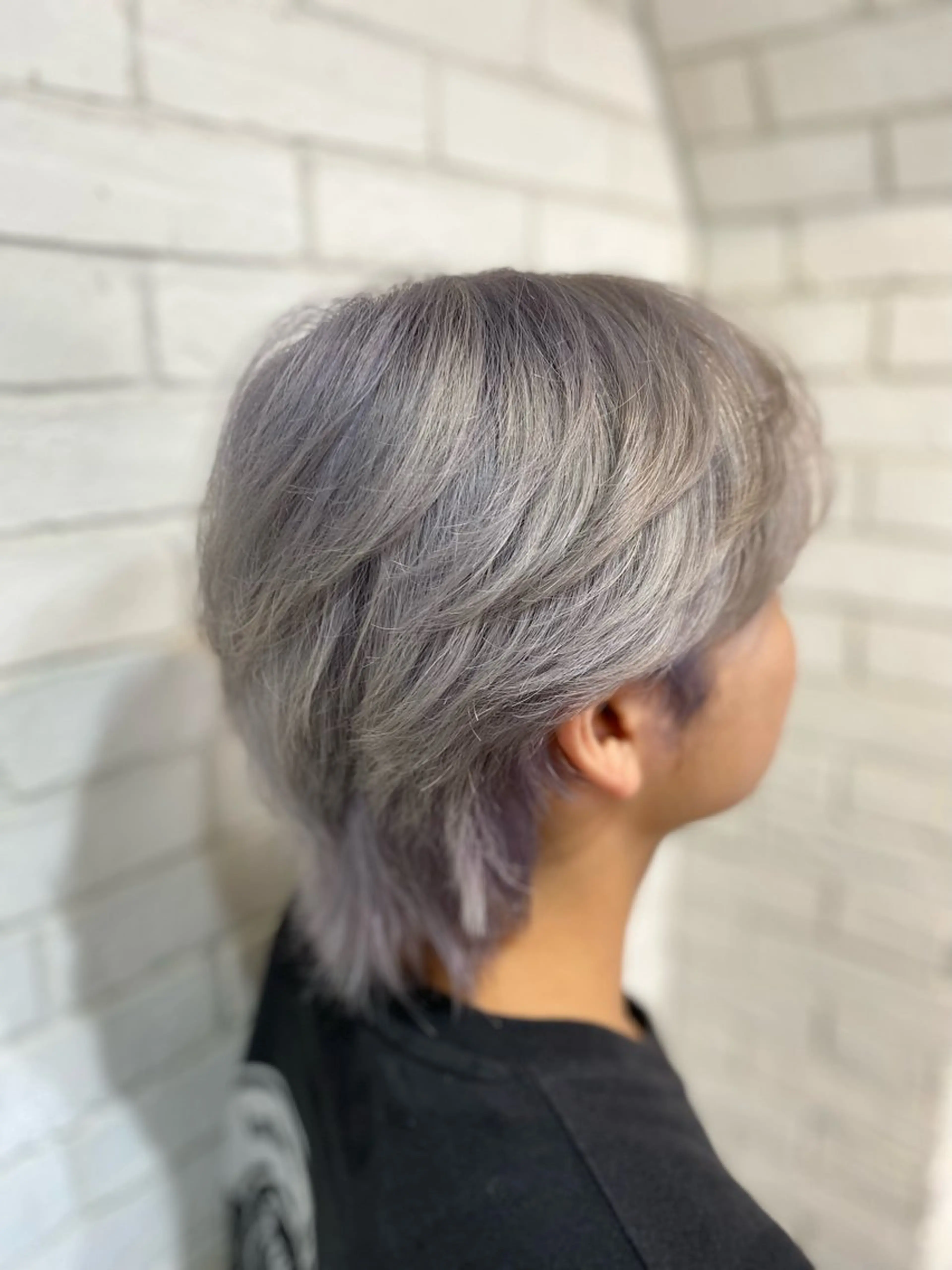 ショート カラー メンズ ヘアカラー トリートメント ヨシダ フミノリのヘアスタイル