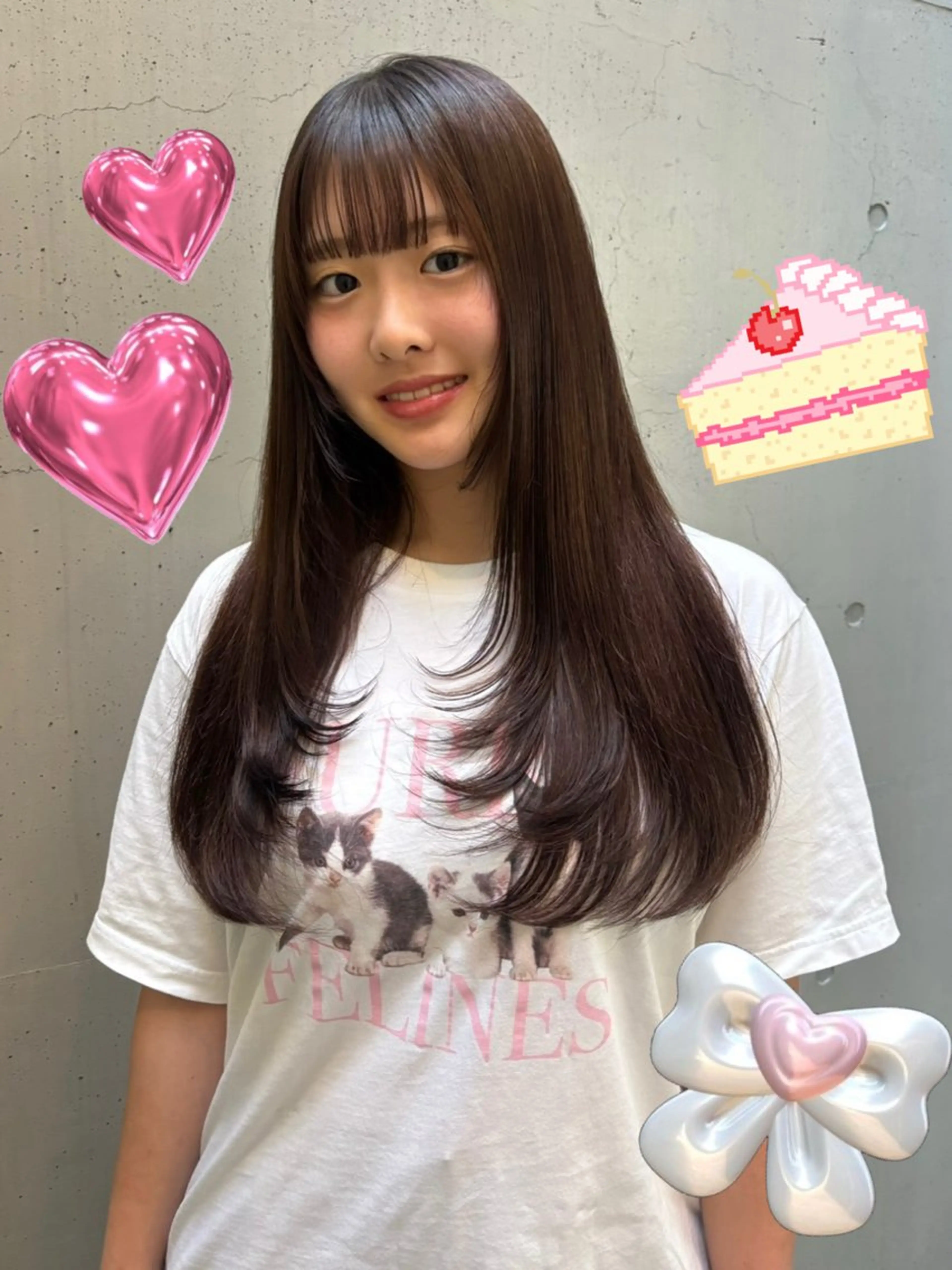 ロング カット ⭐︎ハイトーン /レイヤー✩momoのヘアスタイル