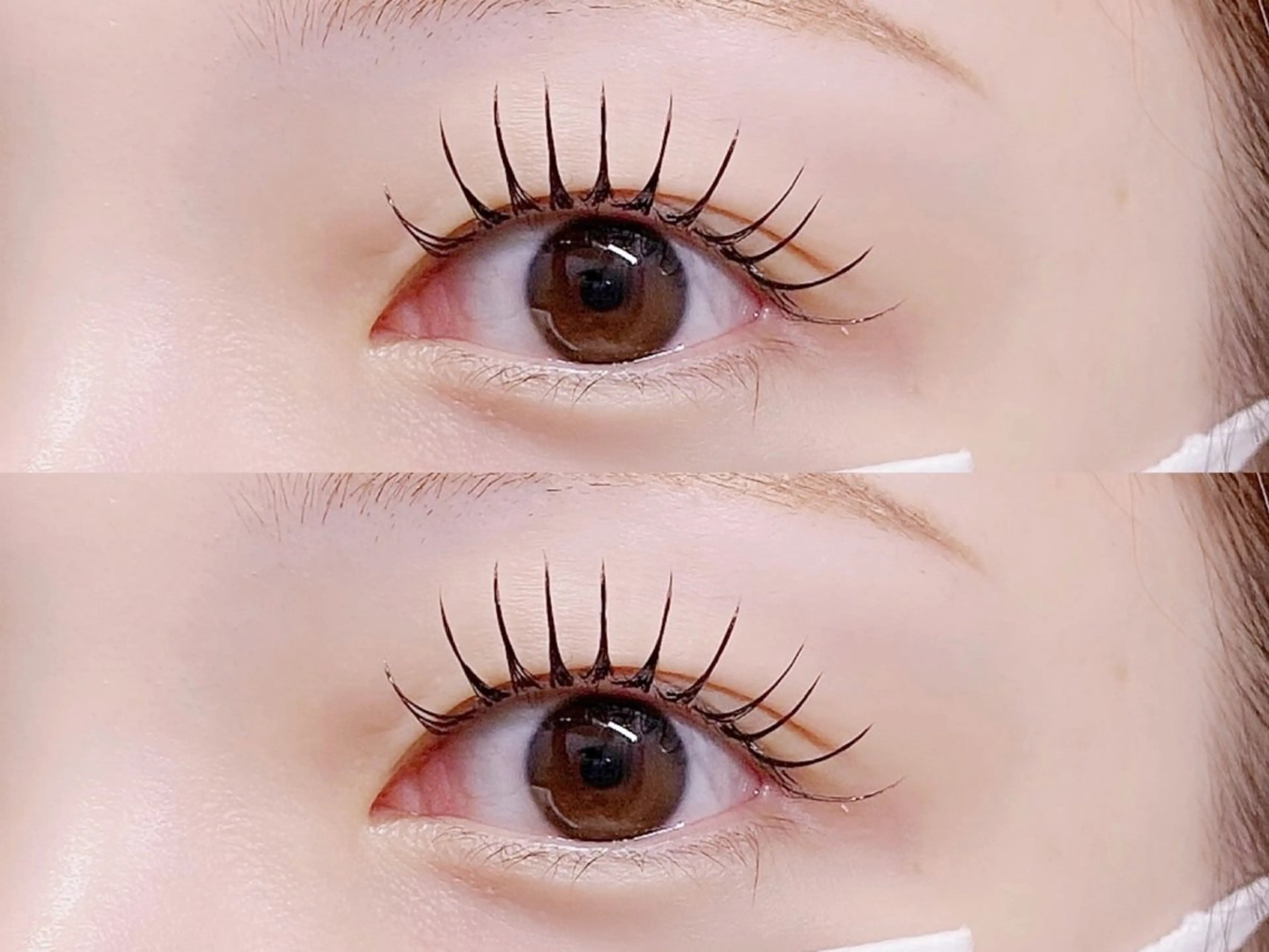 オフ無料☘️フラットラッシュ120本☘️束感コーティング仕上げ🩷の写真