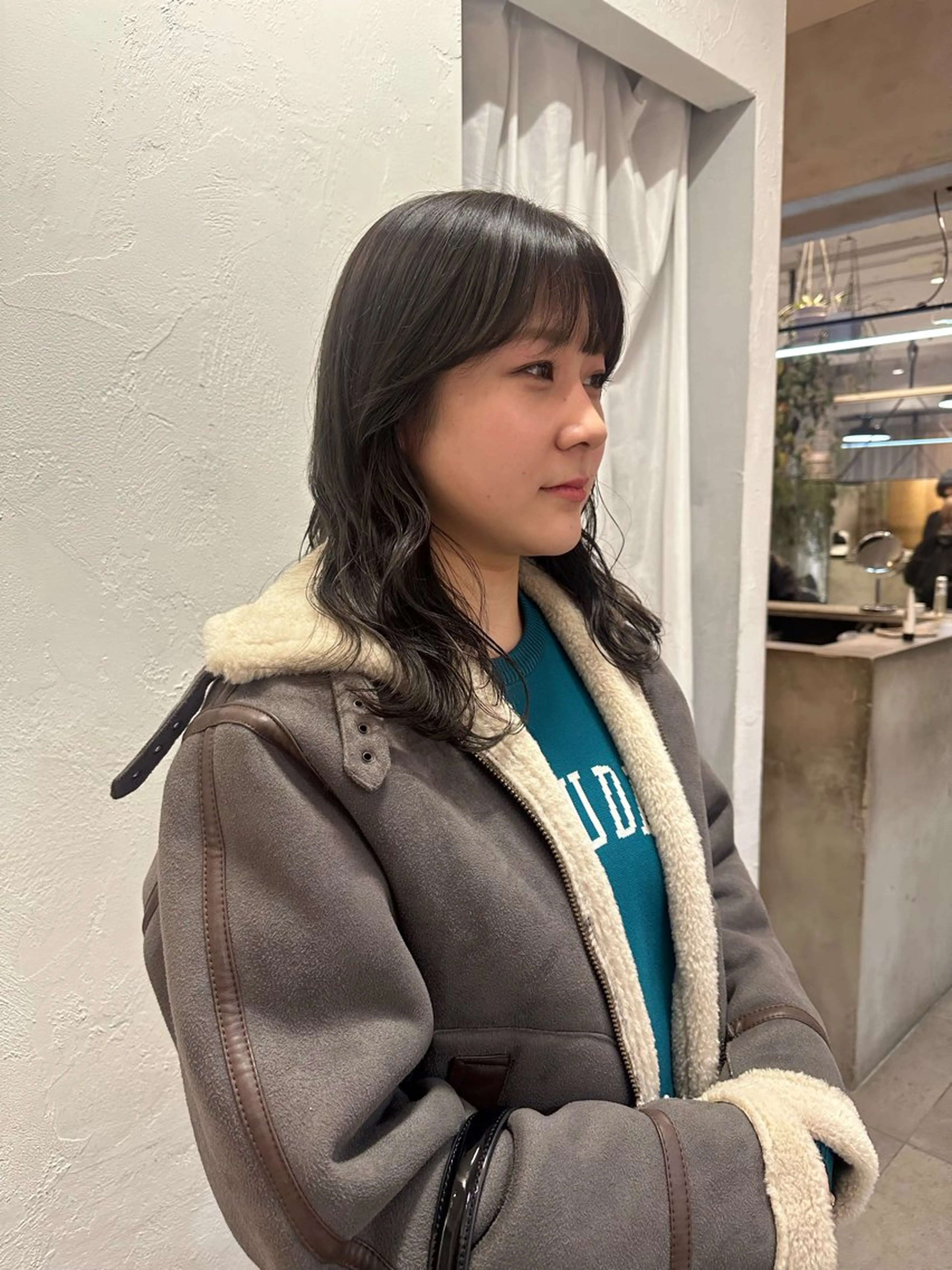 ミディアム REINA☁️透明感 カラー/ぷつっと♡のヘアスタイル