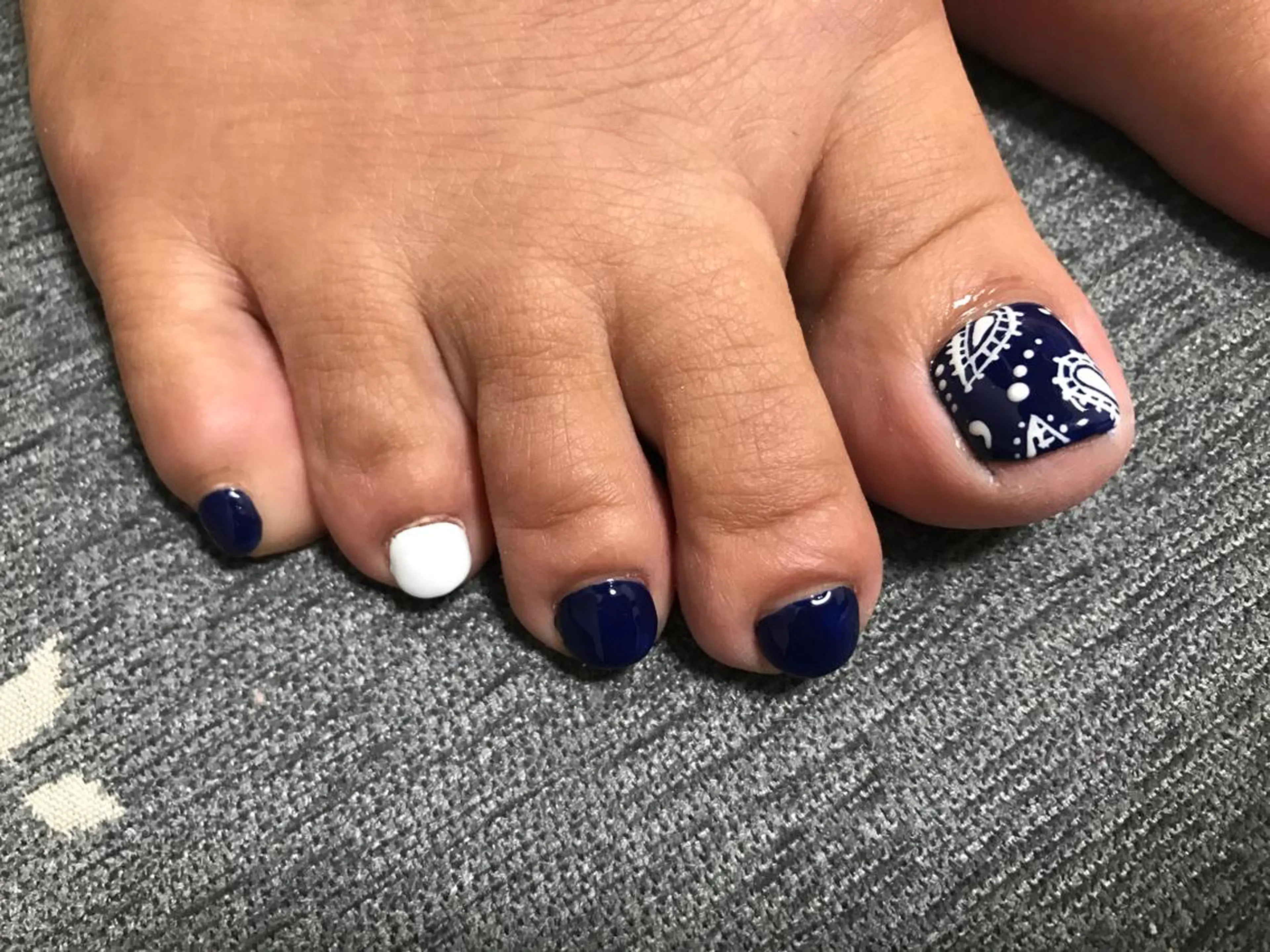 ネイル フットネイル Mana‪ ‪·͜· ❤︎‬のネイルデザイン