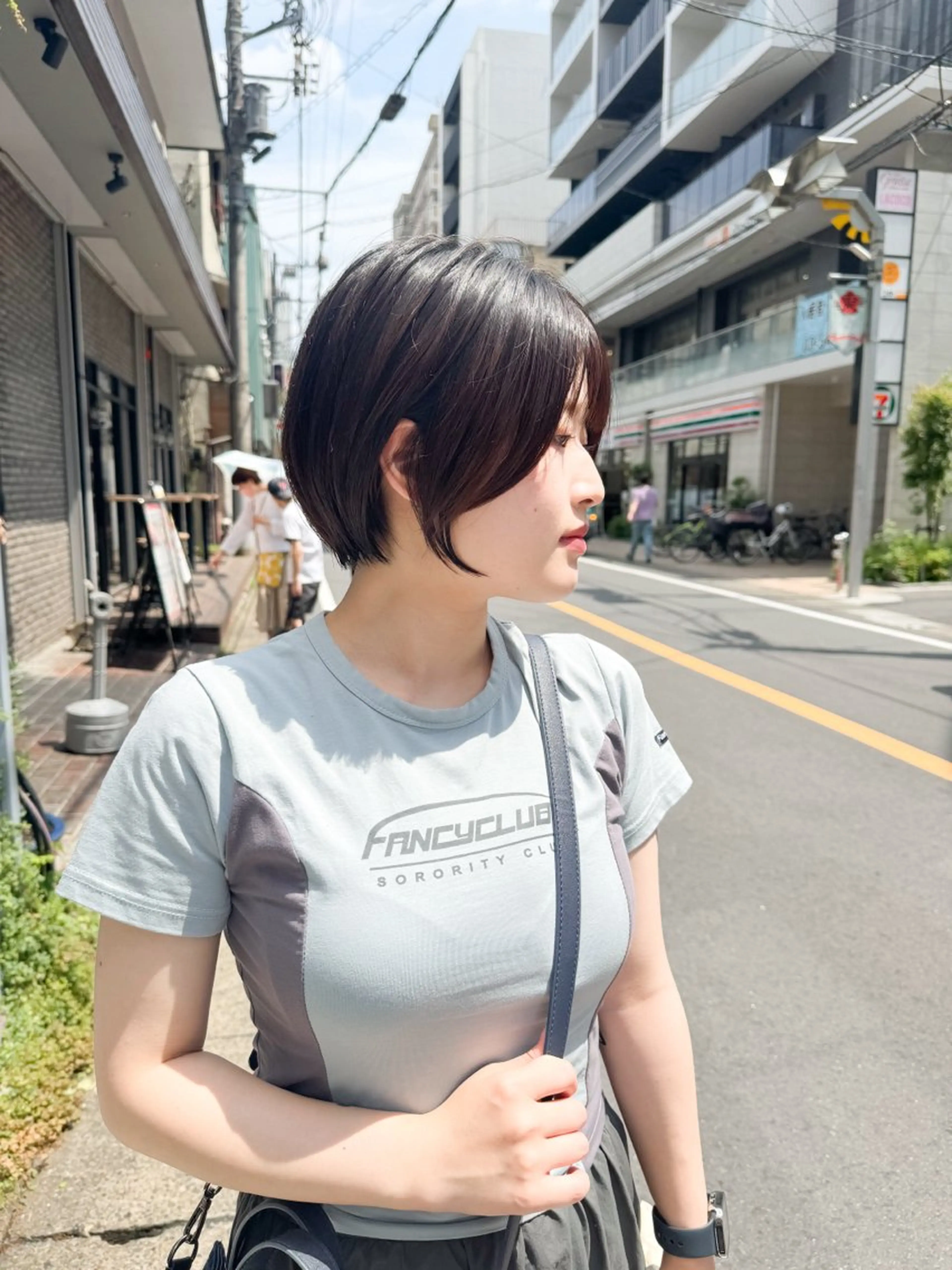 ショート カラー カットが得意 🫧ショートボブ🫧のヘアスタイル