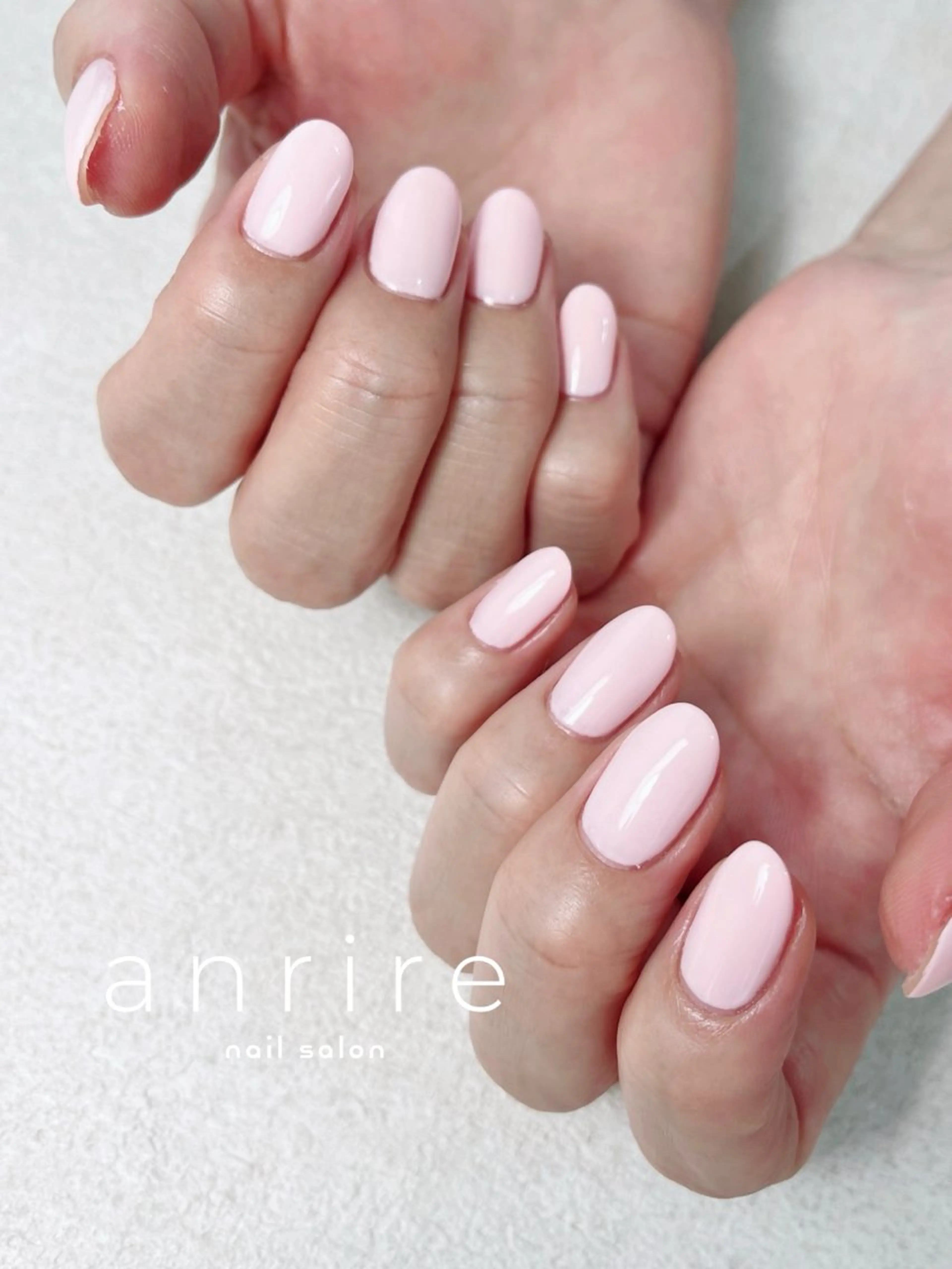 ネイル ジェルネイル ワンカラーネイル パラジェル ピンク ショートネイル ハンドネイル nail salon anrire〜アンリール〜所属・nailsalon anrireのネイルデザイン
