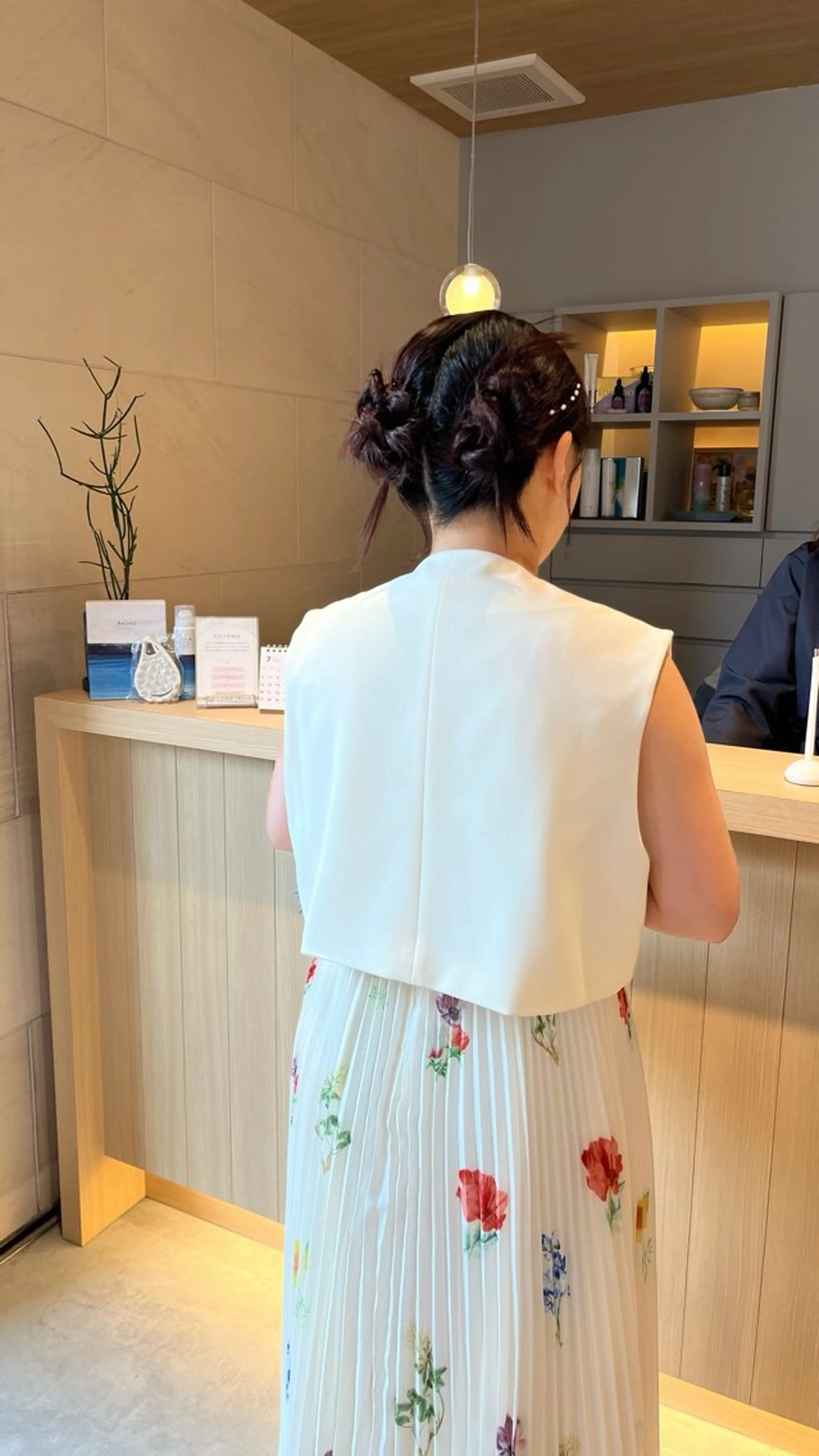 ロング ヘアアレンジ ヘアセット 伊佐治 夕芽のヘアスタイル