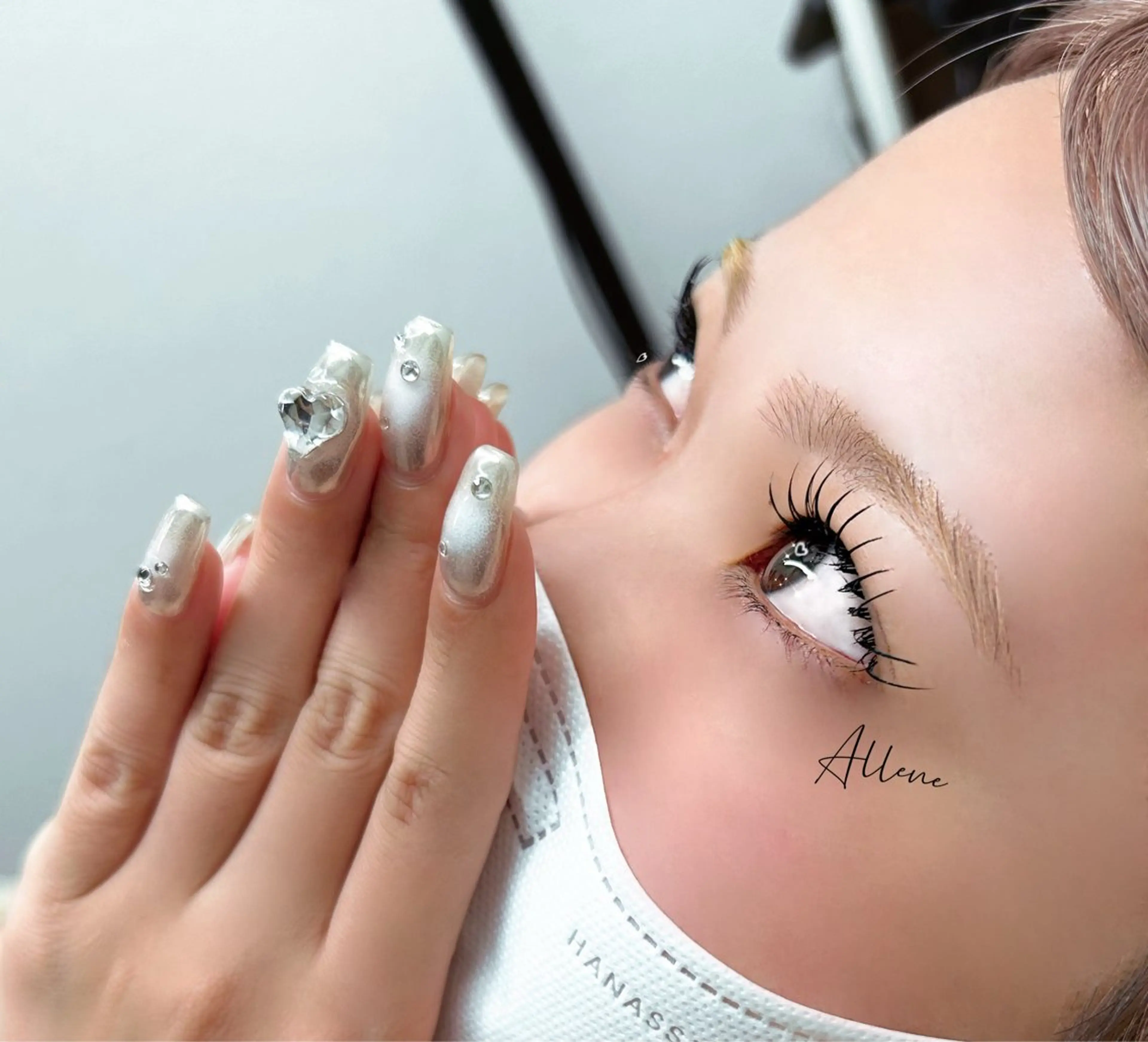 マツエク・マツパ Cカール ナチュラル まつげパーマ 一重×まつ毛パーマ マツエク アレーヌ/&ヘルシー 年間3000人/中津のマツエク・マツパデザイン