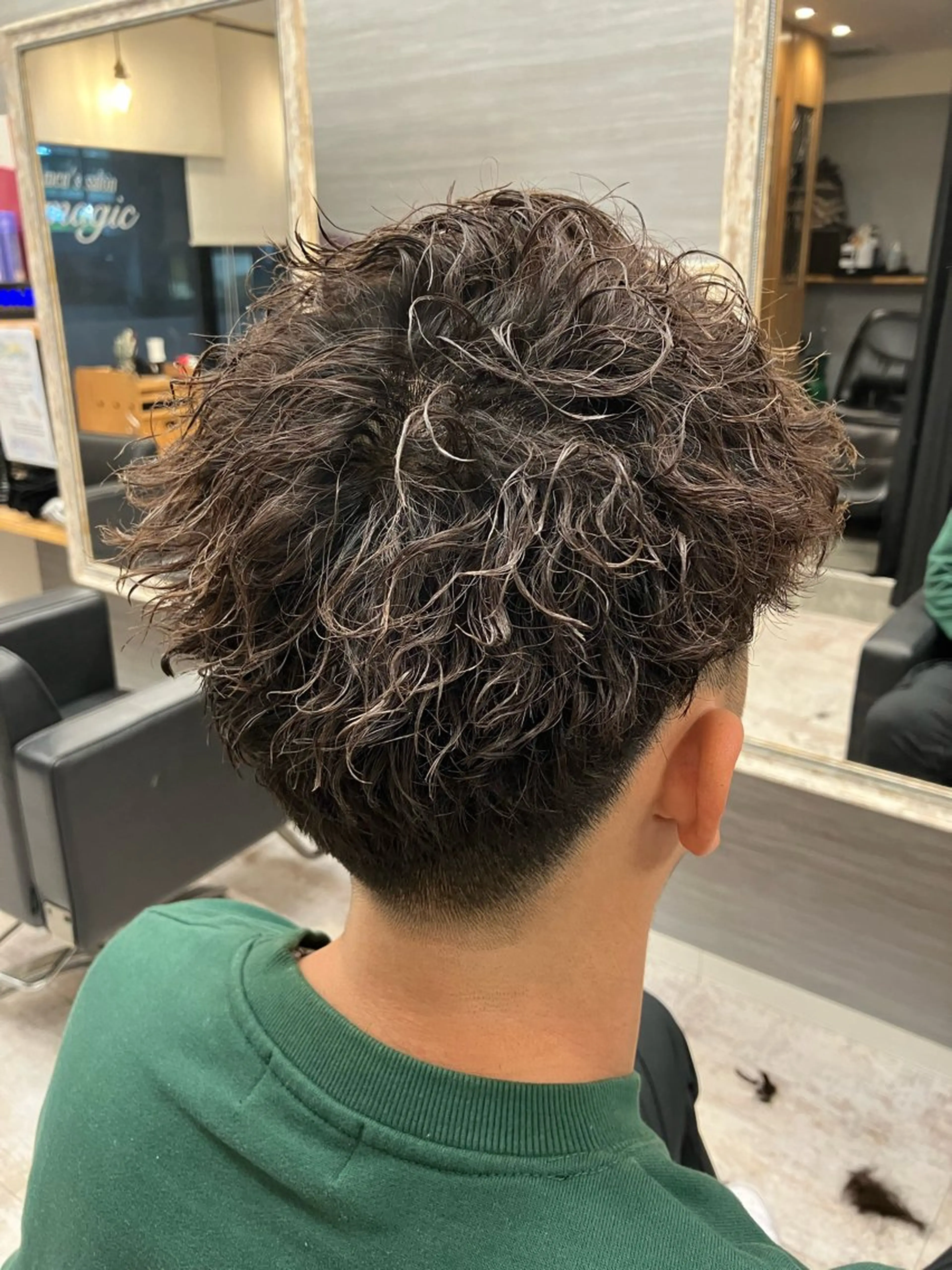 パーマ メンズ カット パーマ メンズ特化/パーマ/ フェードWATARUのヘアスタイル