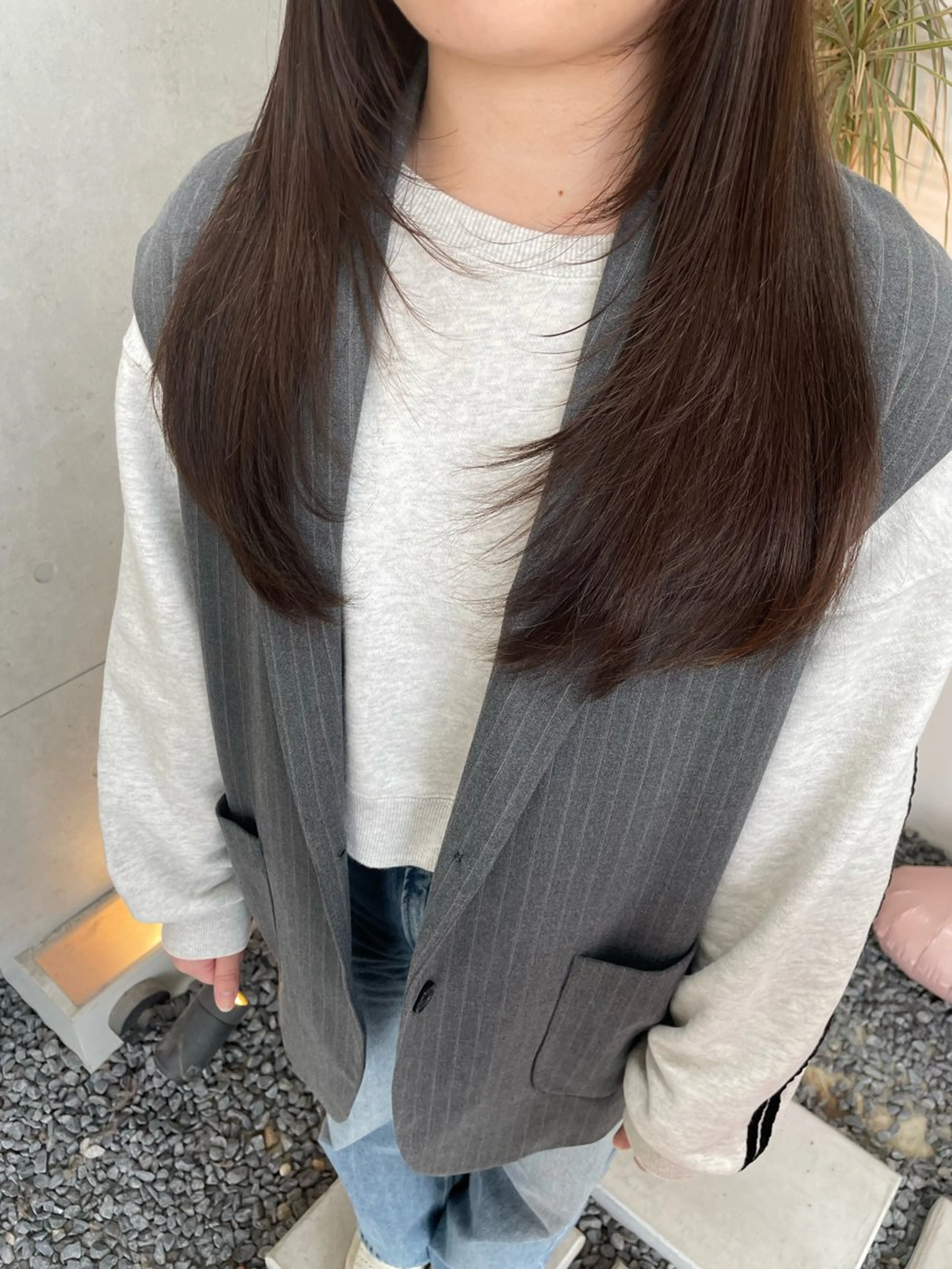 ロング レイヤーカット Gran addict所属・狗巻彩羽 (イヌマキイロハ)のヘアスタイル