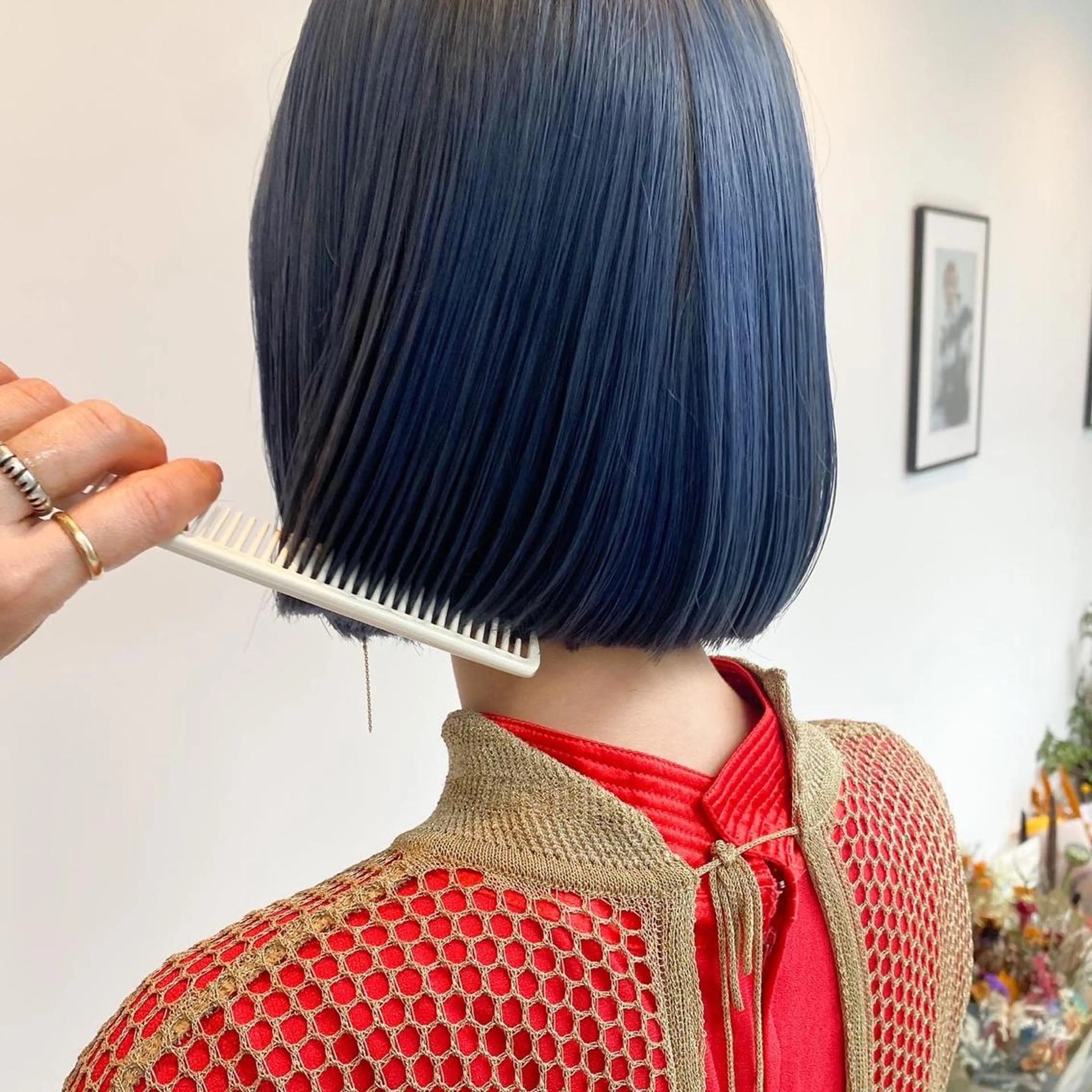 ミディアム カラー ヘアカラー heir studio Baretta所属・山本 銀次郎のヘアスタイル