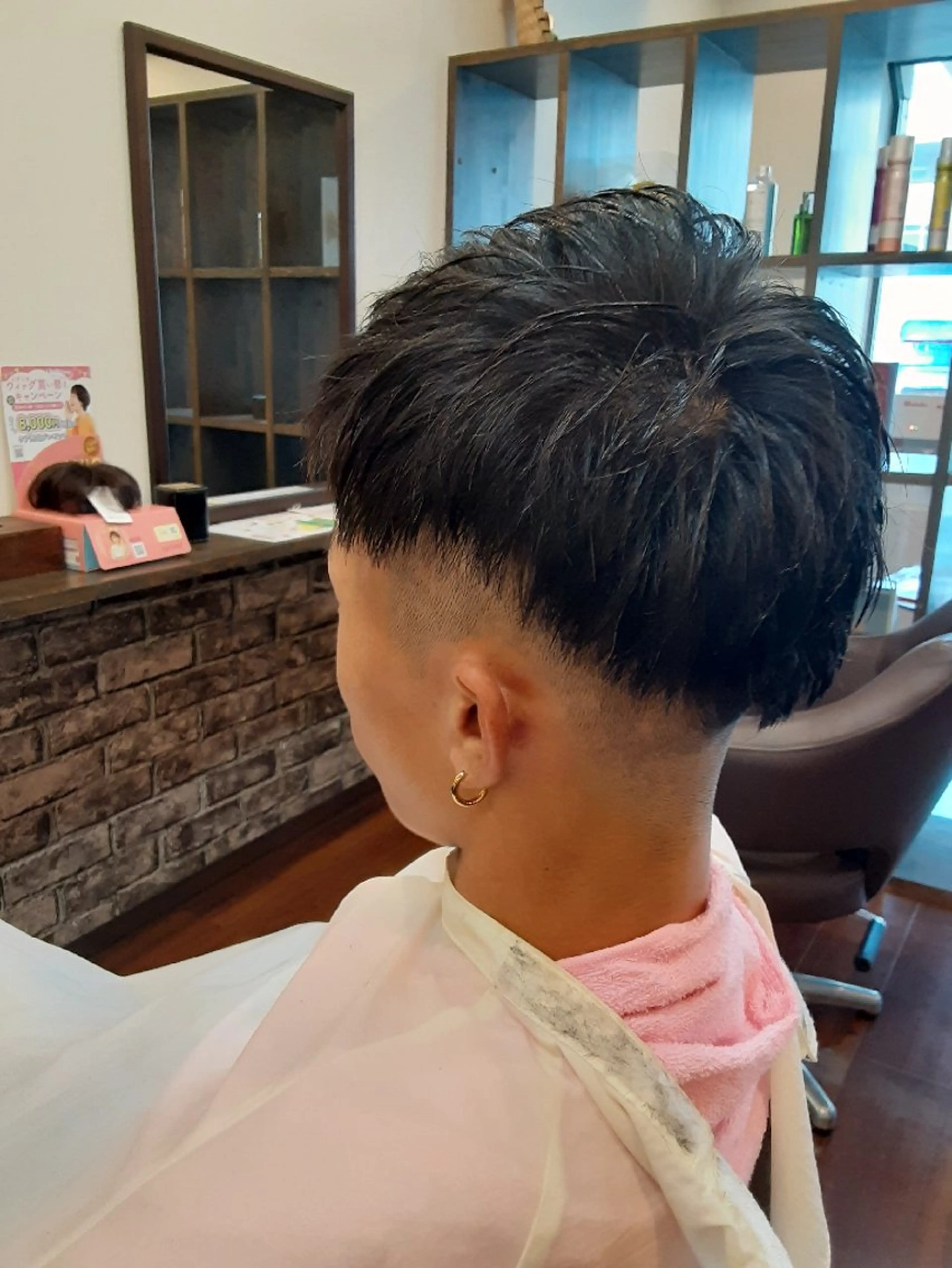 【メンズ似合わせカット✂️】フェード&清潔感◎シャンプー&ブロー込の写真