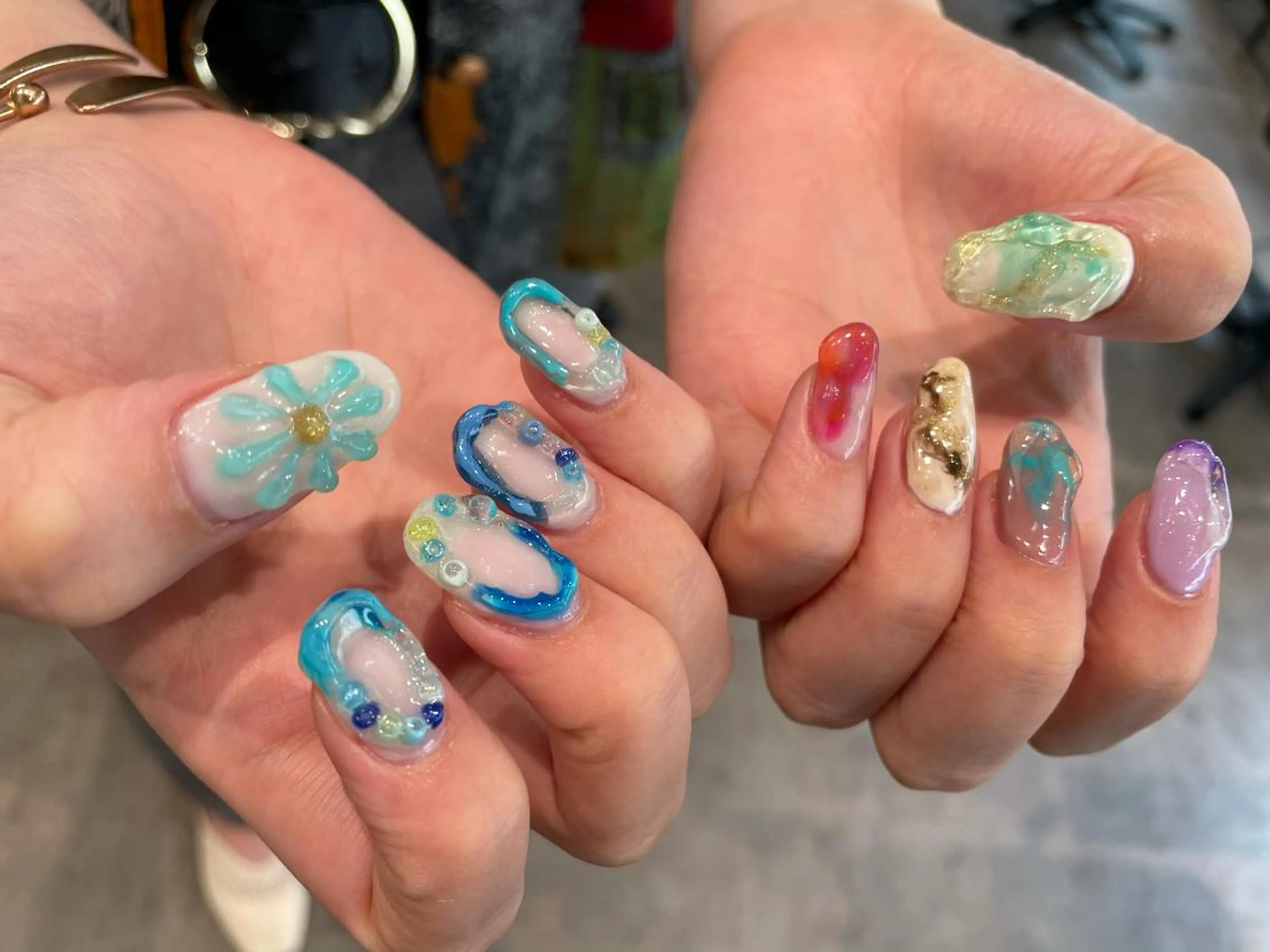 ネイル ハンドネイル ナチュラル透明感🌱 小山美樹子のヘアスタイル