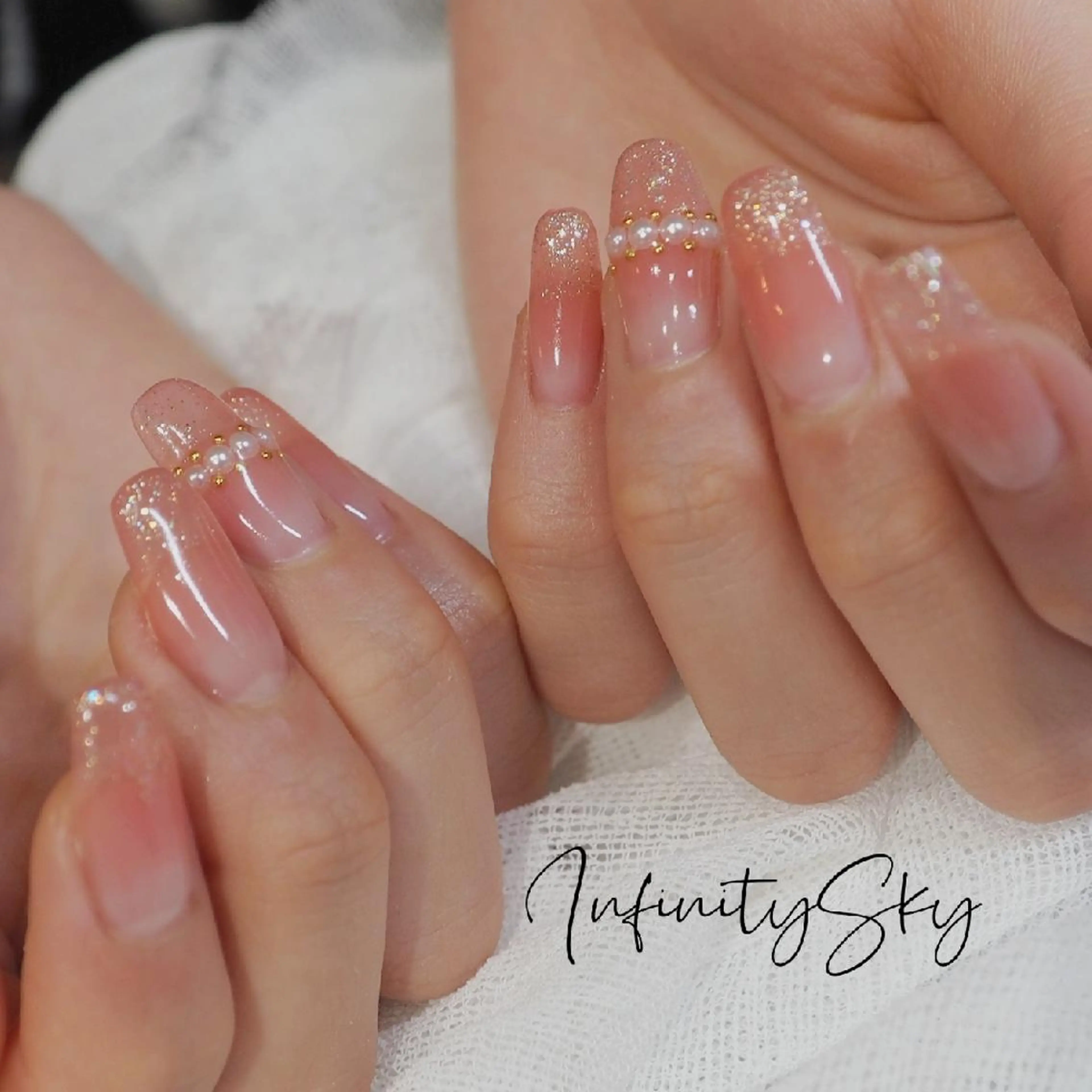 ネイル ハンドネイル infinity skyのネイルデザイン