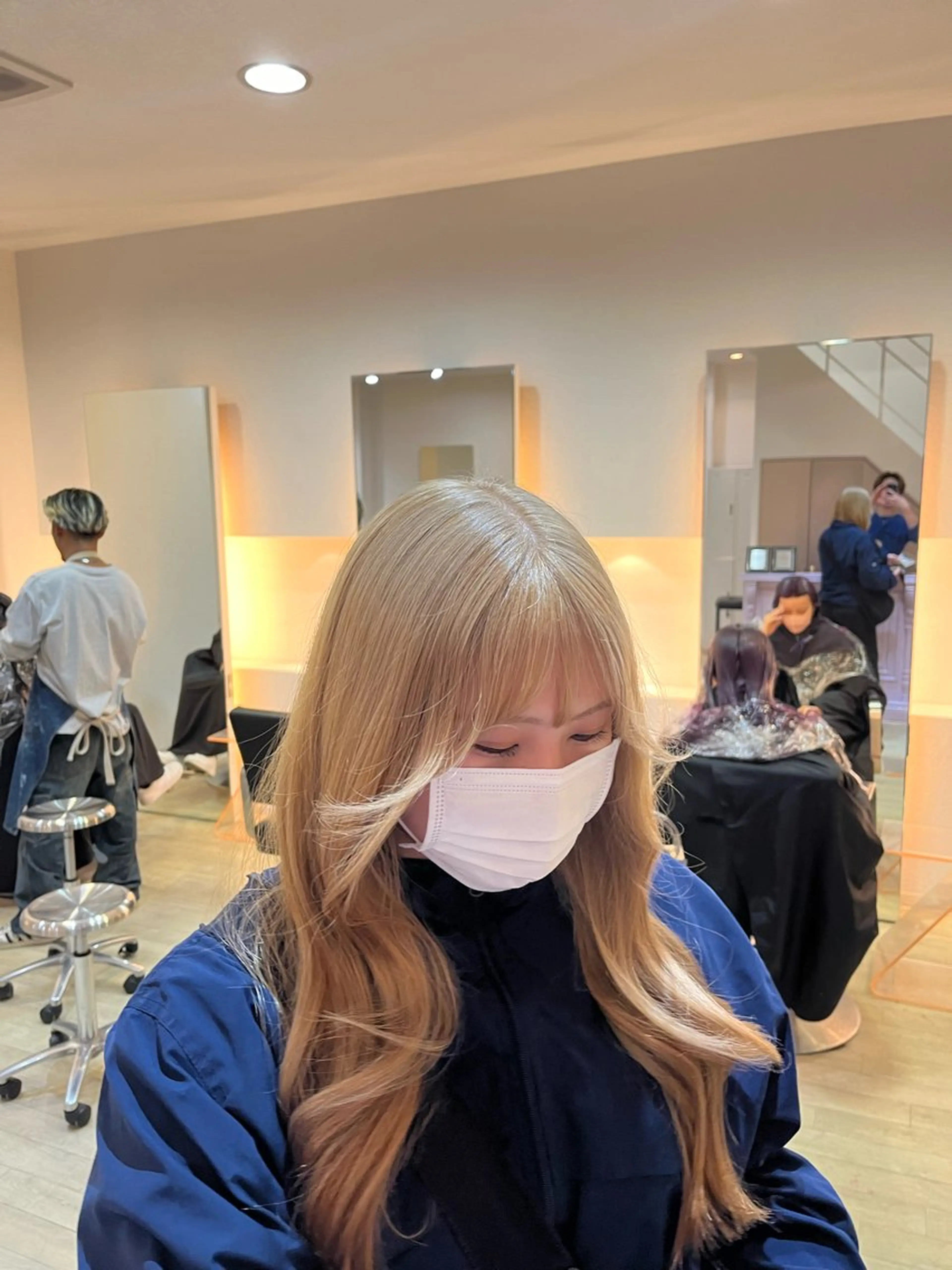 セミロング ヘアカラー TIDEHAIR所属・[Tidehair] Riruのヘアスタイル