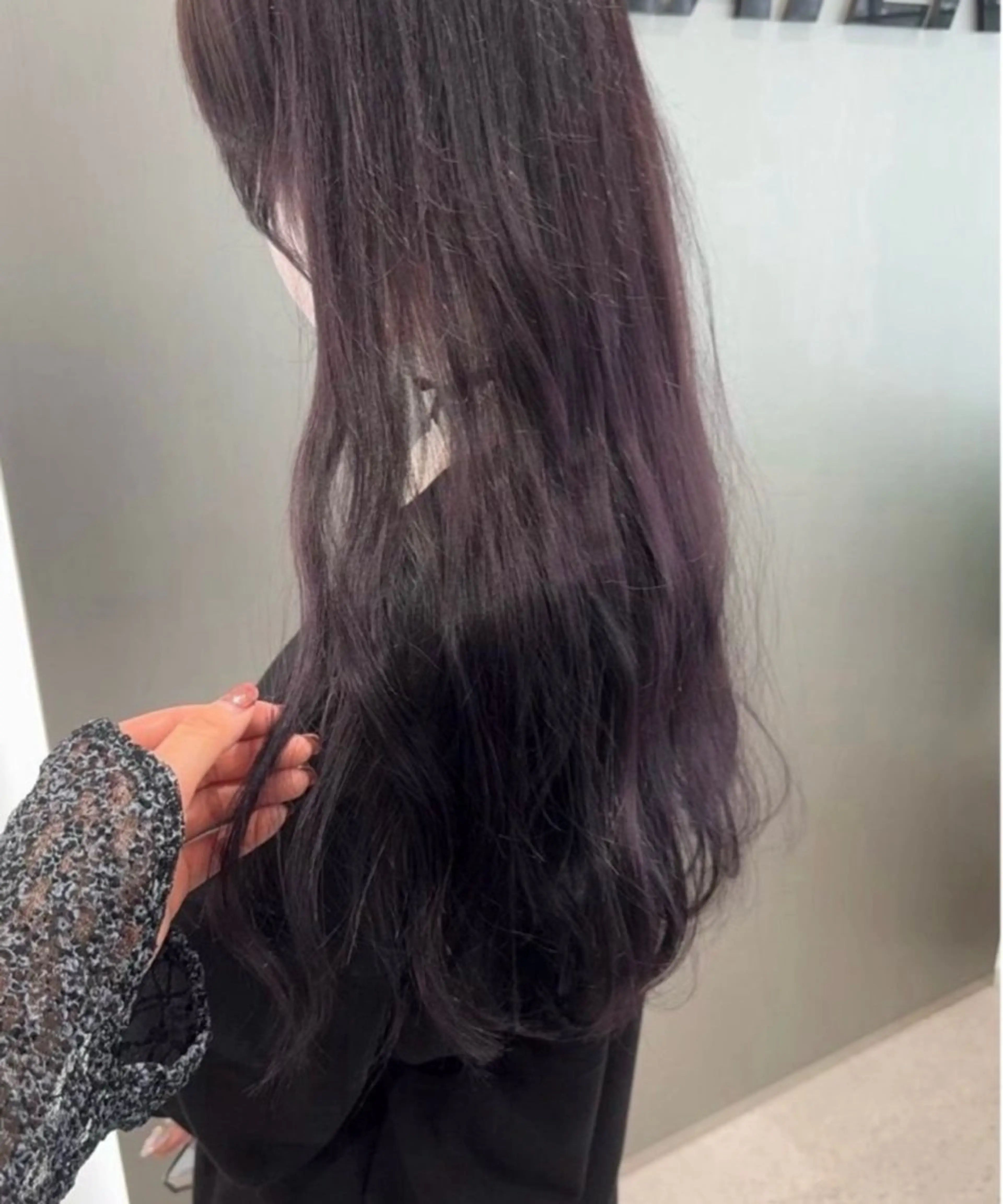 ロング ヘアカラー miku/ラベンダー 透明感カラー🪻❤︎のヘアスタイル