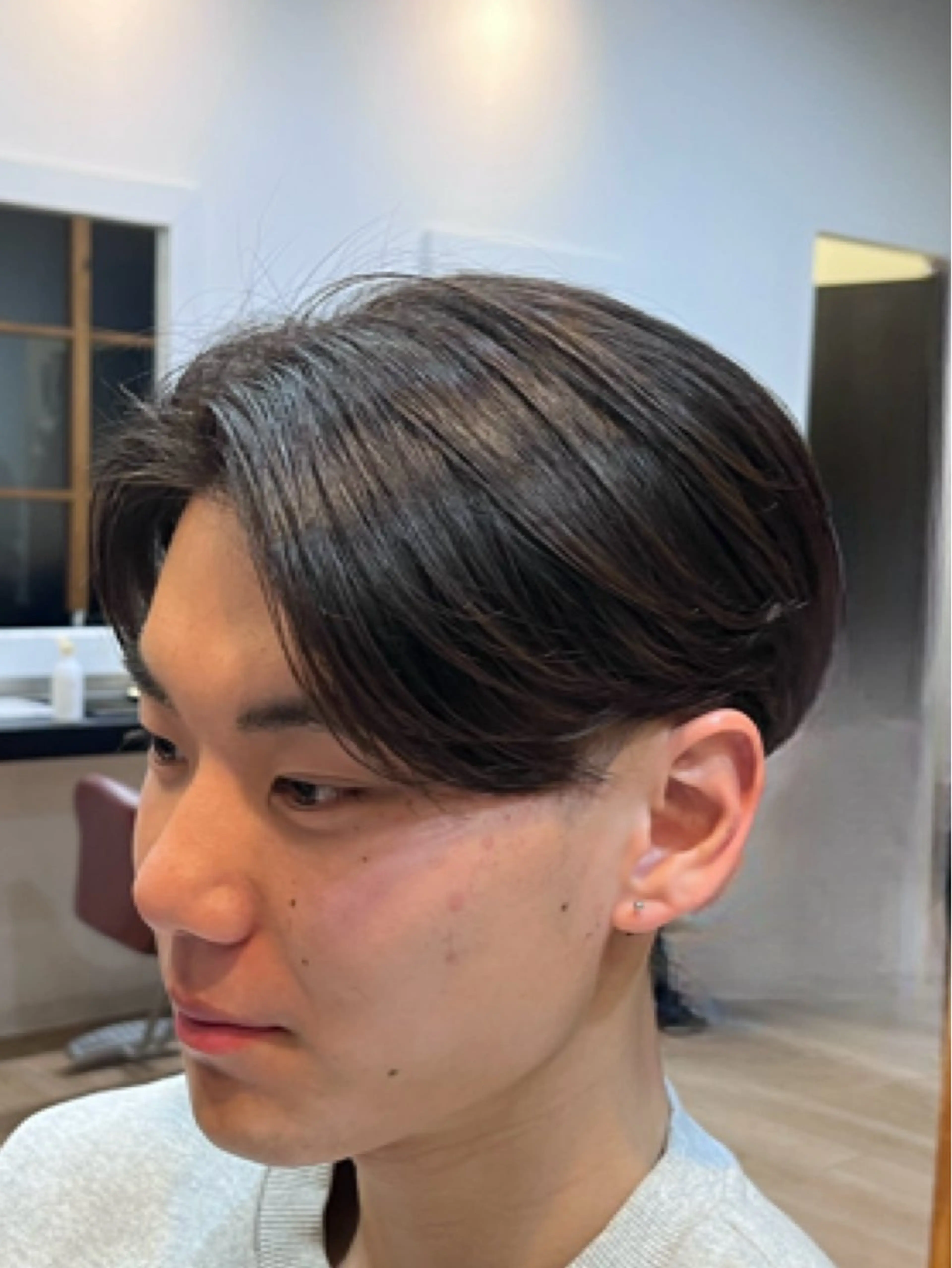 メンズ NEIRO/透明感 カラー/グレージュのヘアスタイル