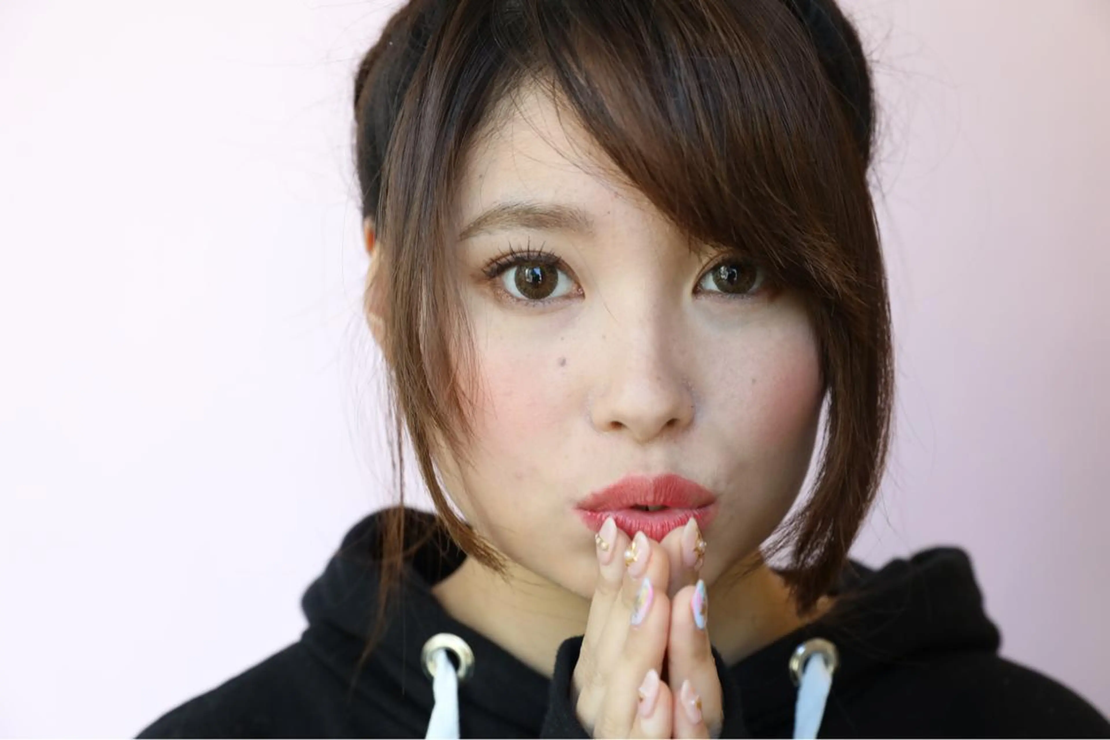 ミディアム ハイライト 髪質改善 小顔カット Endearing 銀座/レイヤーカットのヘアスタイル