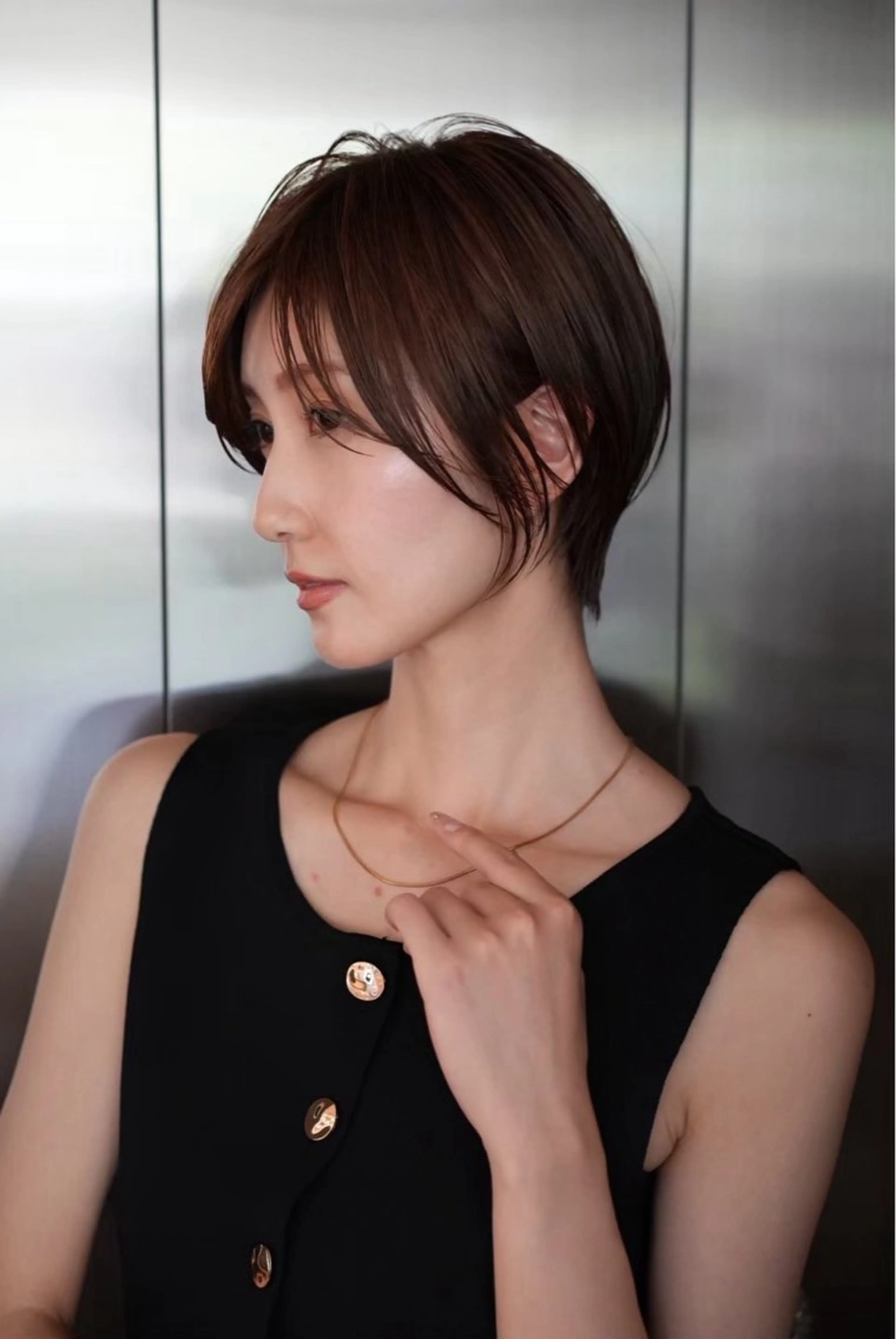 ショート カラー 加賀 千聖 /soigneのヘアスタイル