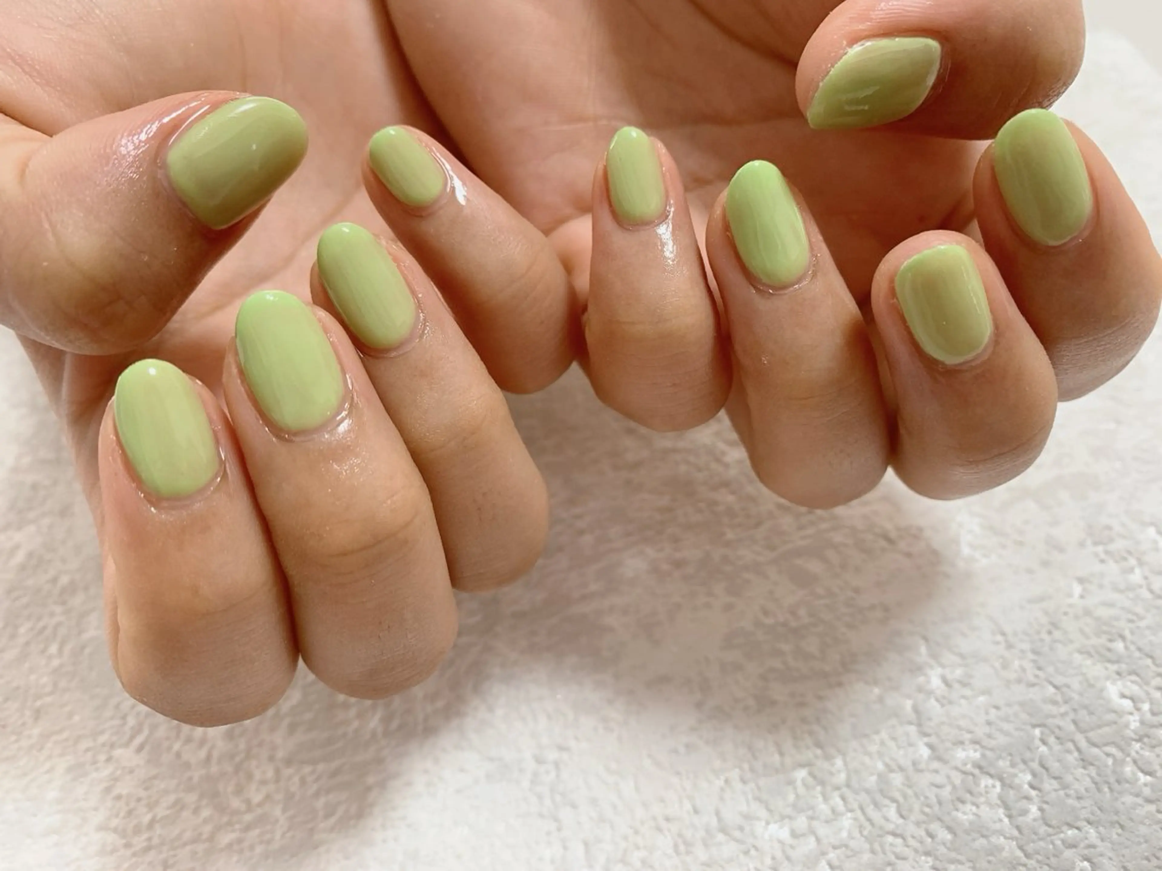 ネイル ジェルネイル メンズネイル ワンカラーネイル パラジェル パステルネイル kiki nail たまプラーザのネイルデザイン