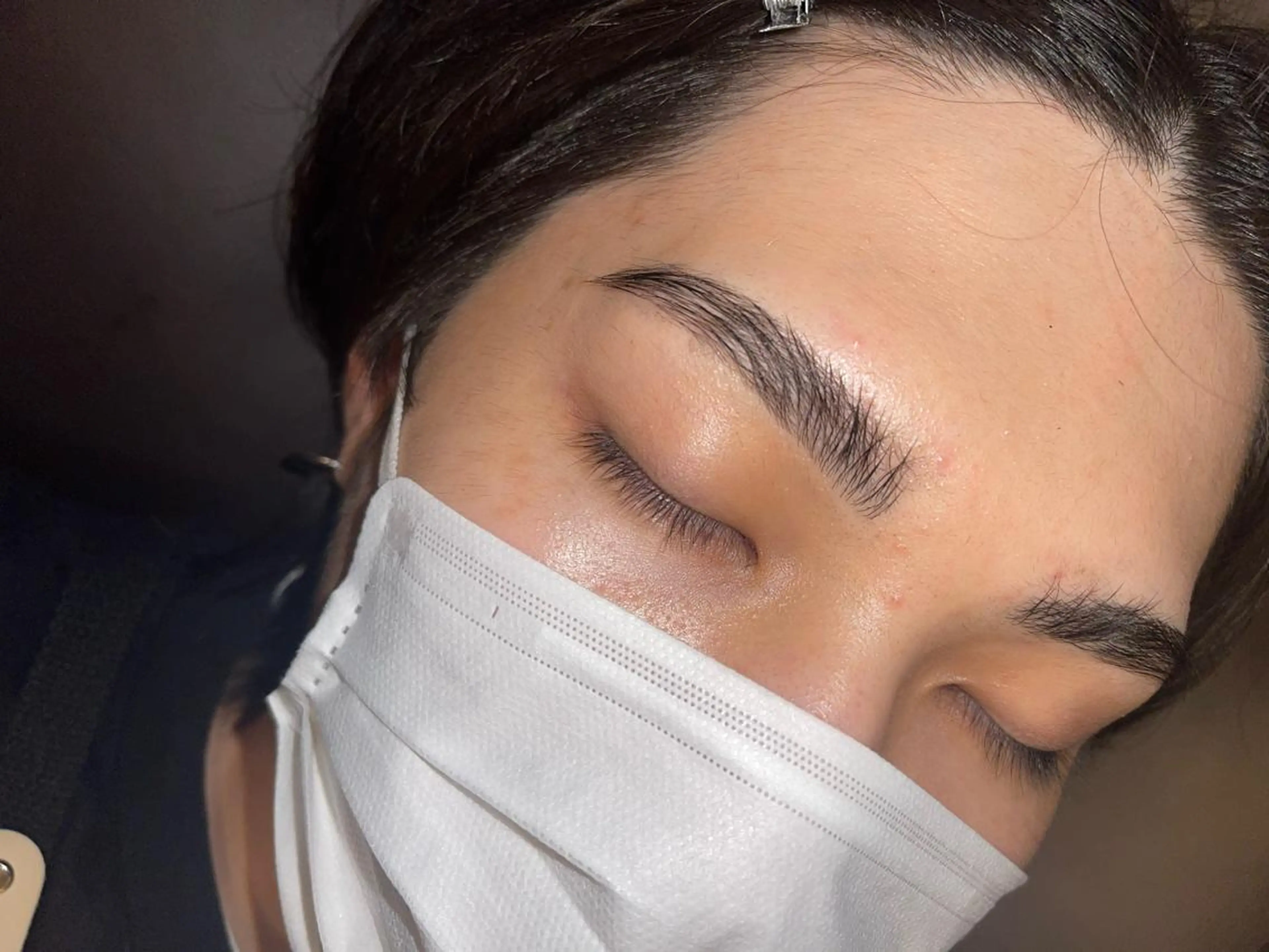 アイブロウ ハリウッドブロウリフト ワックス脱毛 その他(アイブロウ) ダブルカラー /まつ毛パーマ🎀のヘアスタイル