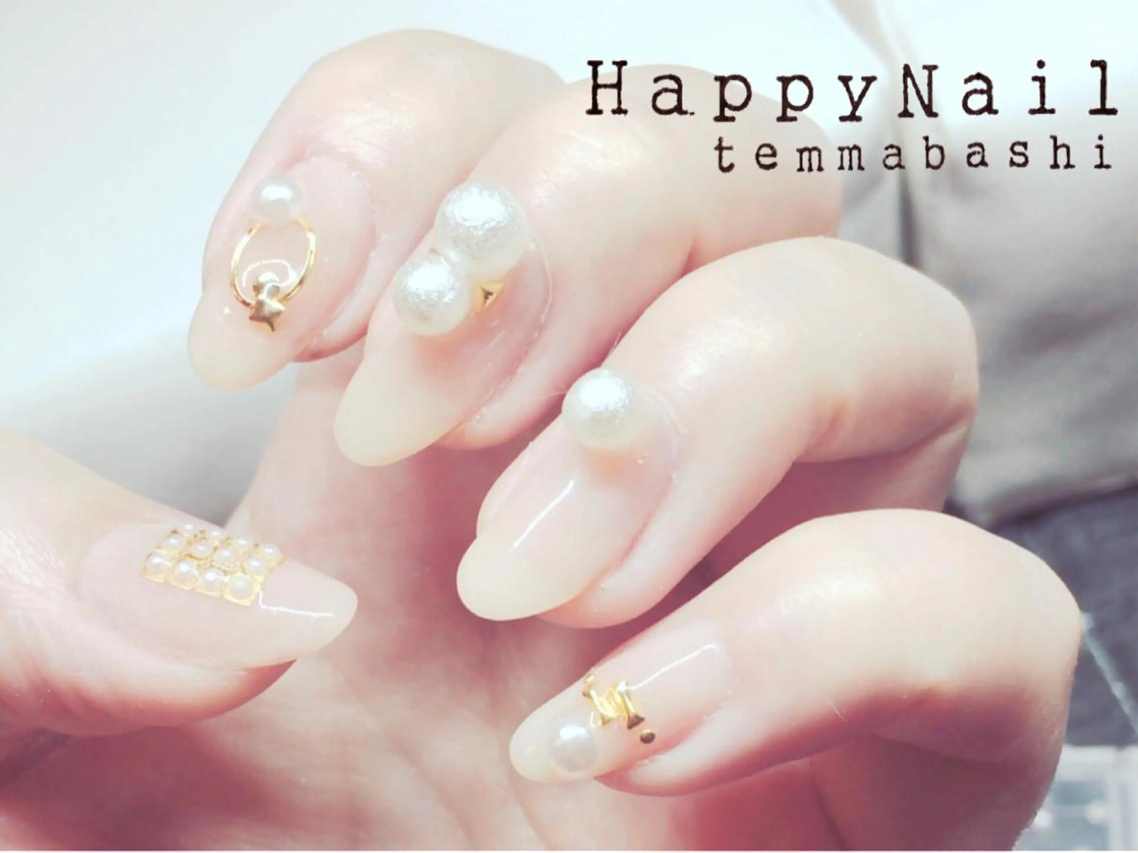 ショート ミディアム セミロング ロング ネイル アートネイル Happy Nailのネイルデザイン