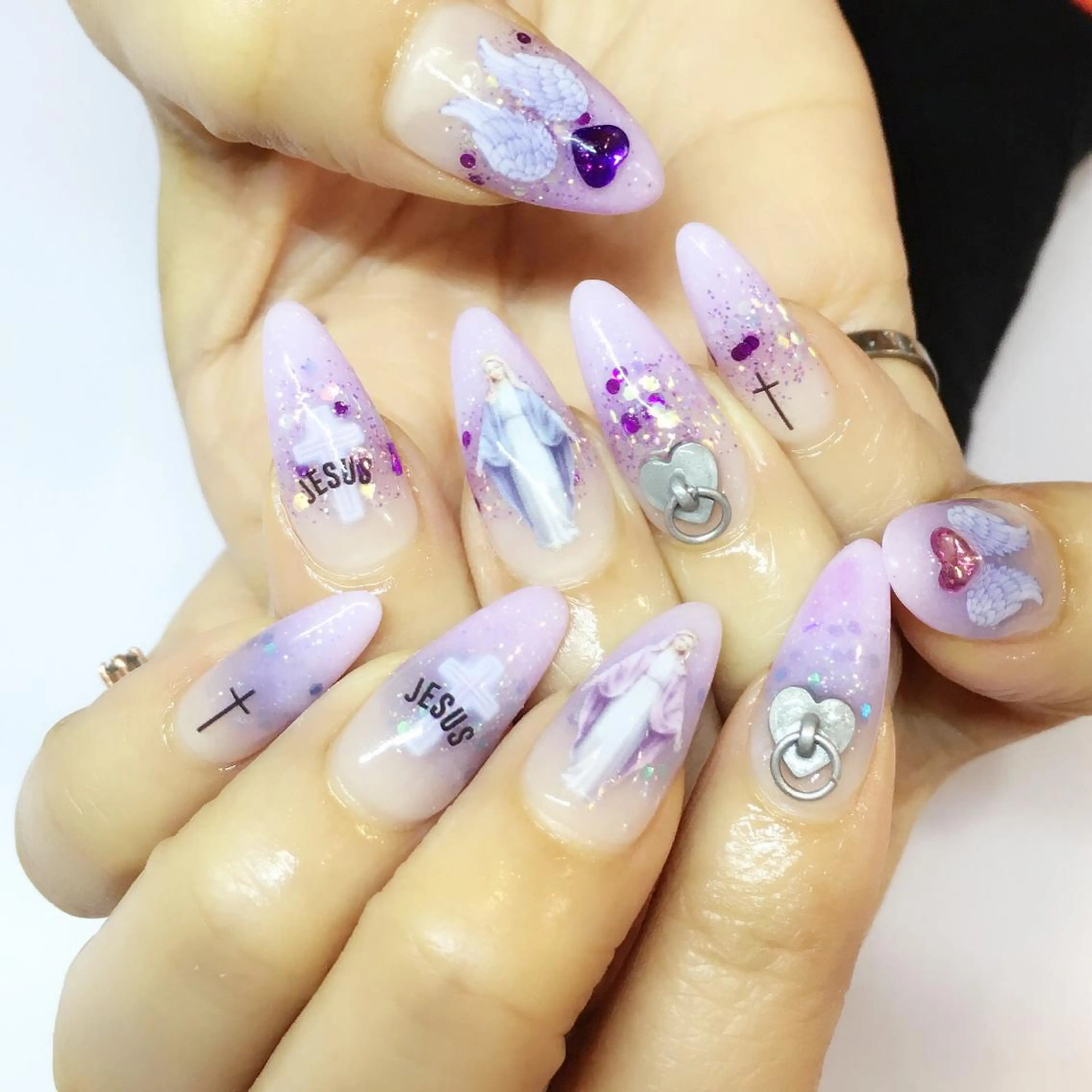 ネイル 持ち込み スカルプネイル nail salon Soeurのネイルデザイン
