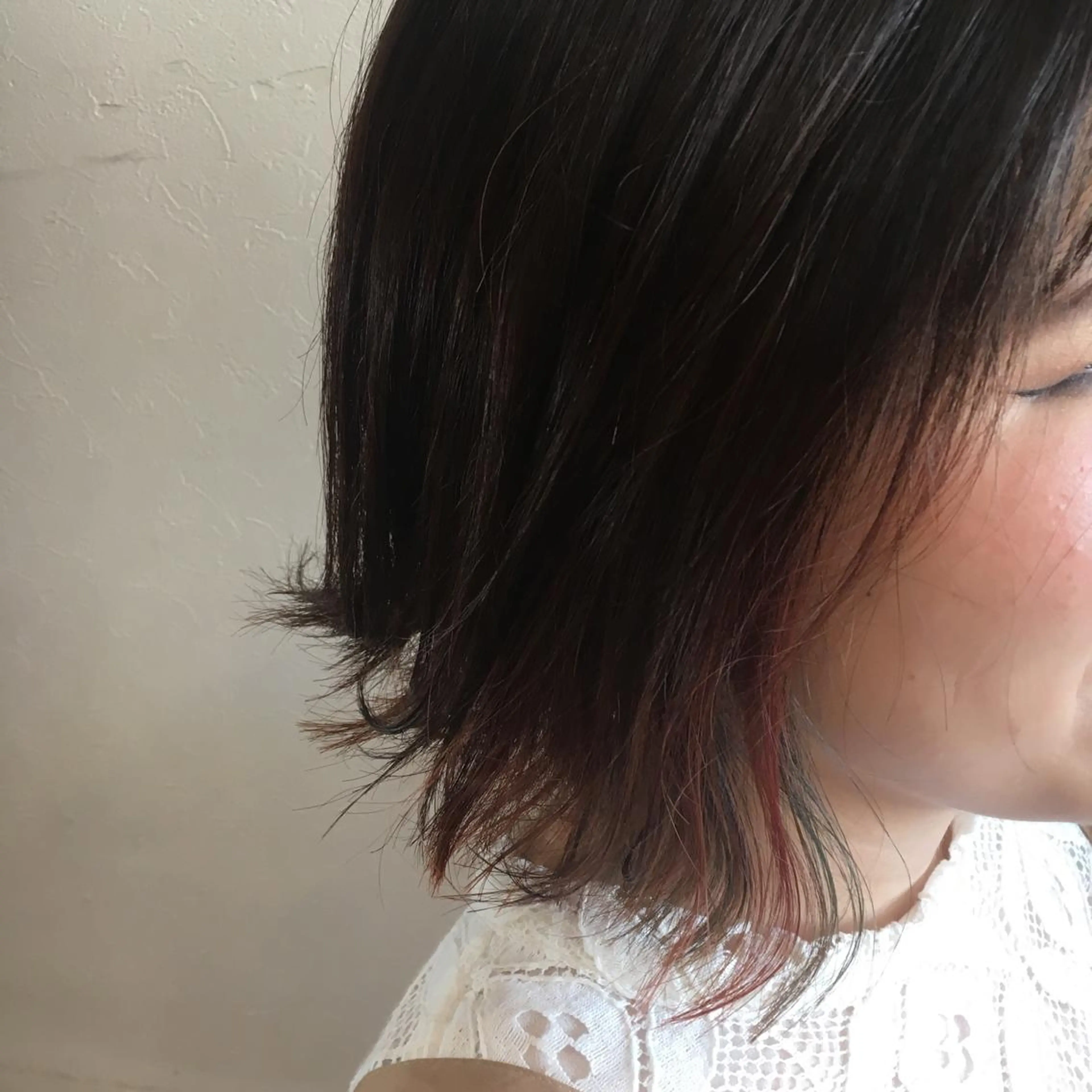 ミディアム カラー インナーカラー Freez狭間 裕美のヘアスタイル