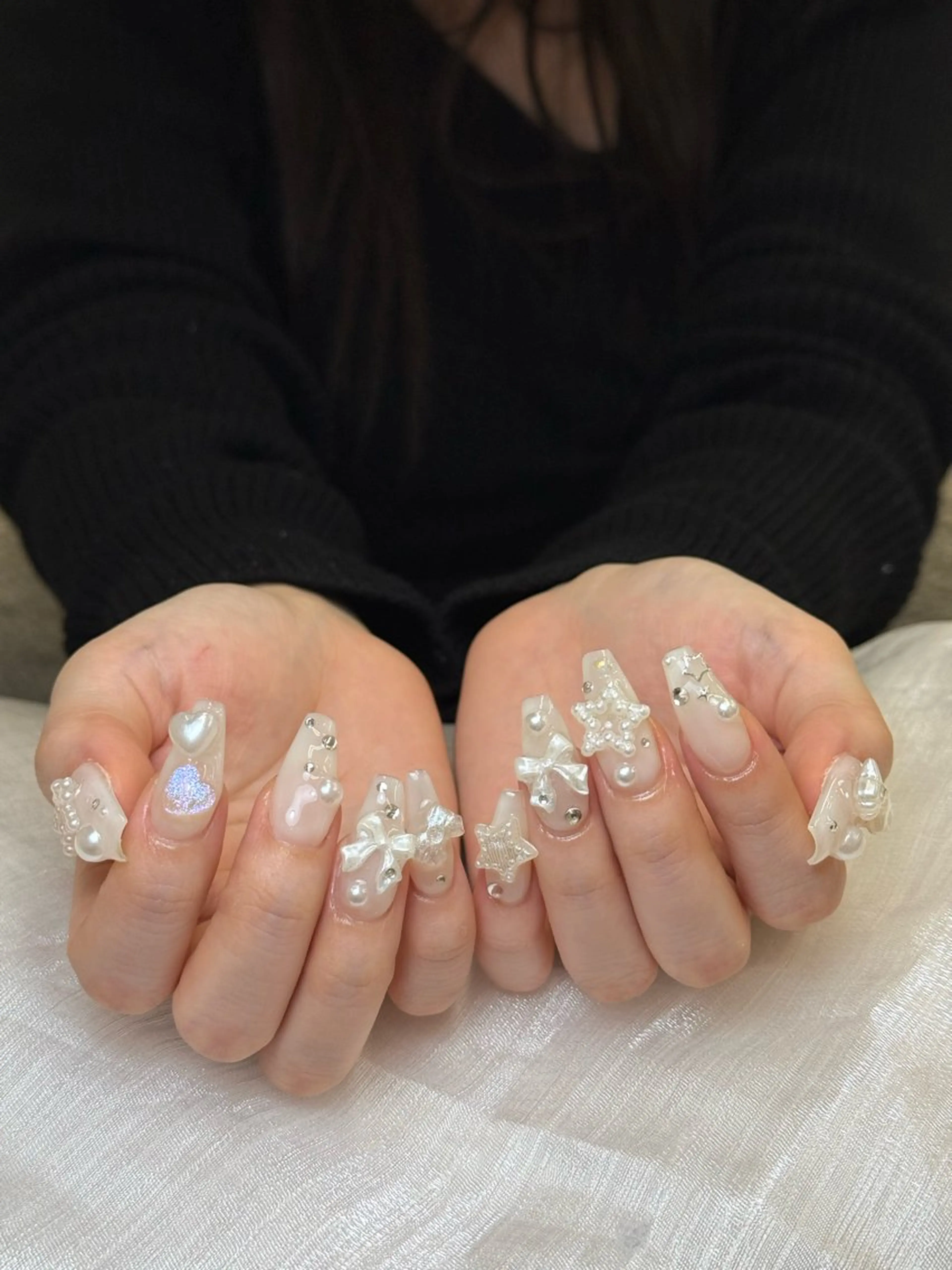 ネイル 韓国ネイル ニュアンスネイル シンプルネイル ワンホンネイル Nihonthy Nail 新宿所属・Nihonthy Nail 新宿のネイルデザイン