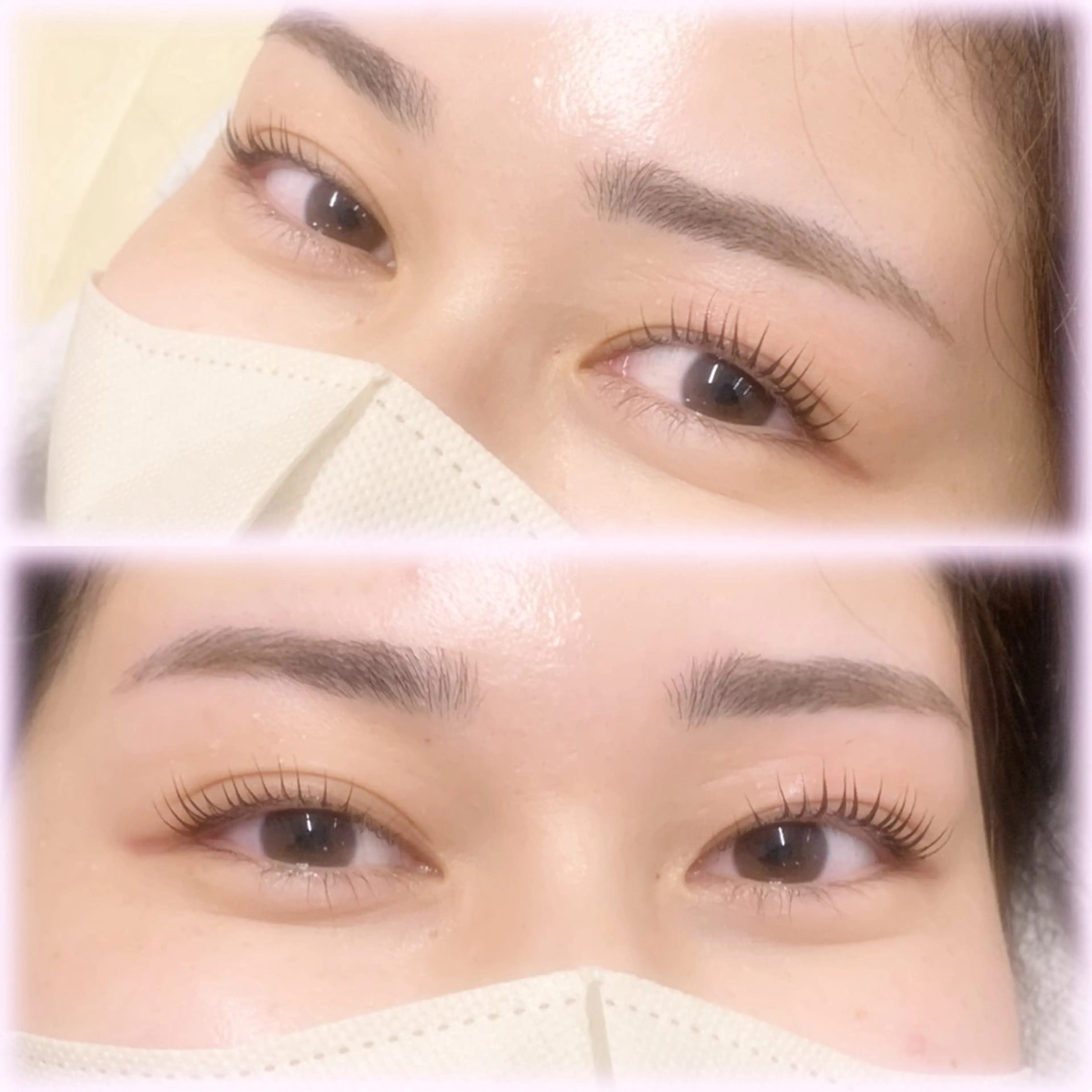 マツエク・マツパ 一重×まつ毛パーマ 💕萌愛 💕のマツエク・マツパデザイン