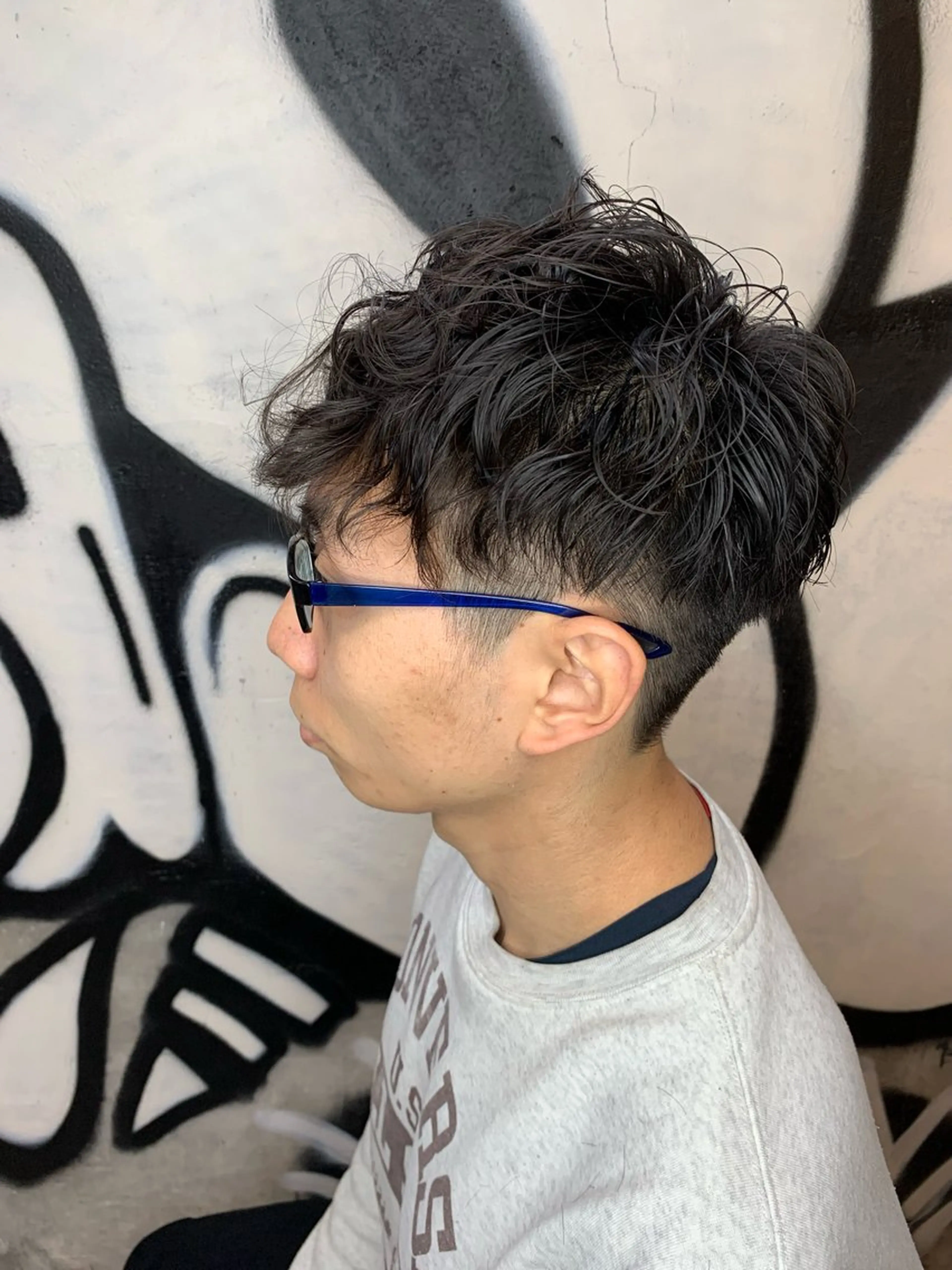 パーマ メンズ カット パーマ ⚡️メンズパーマ特化 mens支持◎/忠地のヘアスタイル