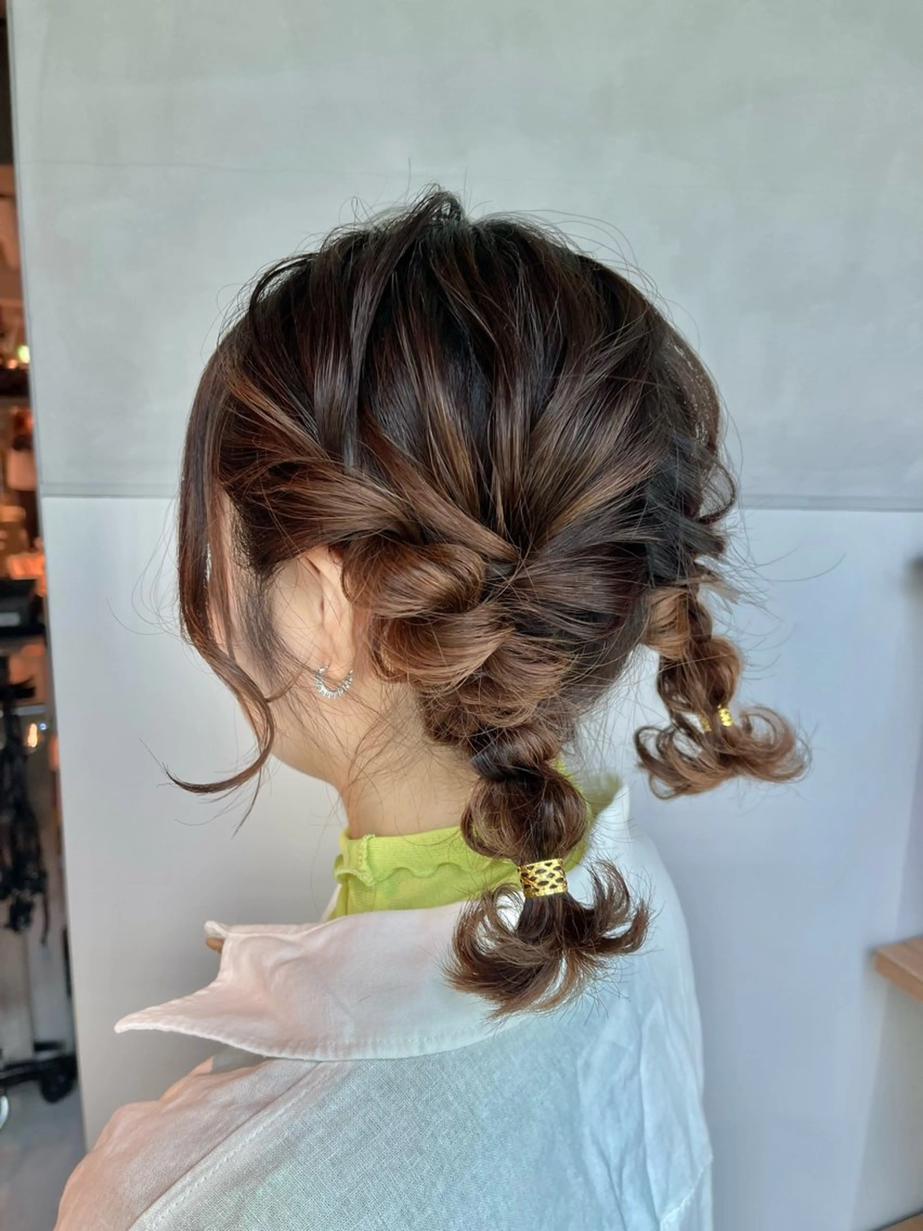 ヘアアレンジ 結婚式・ブライダル デート 卒業式のヘアスタイル ヘアセット charm《銀座》 ヘアセット/縮毛矯正のヘアスタイル