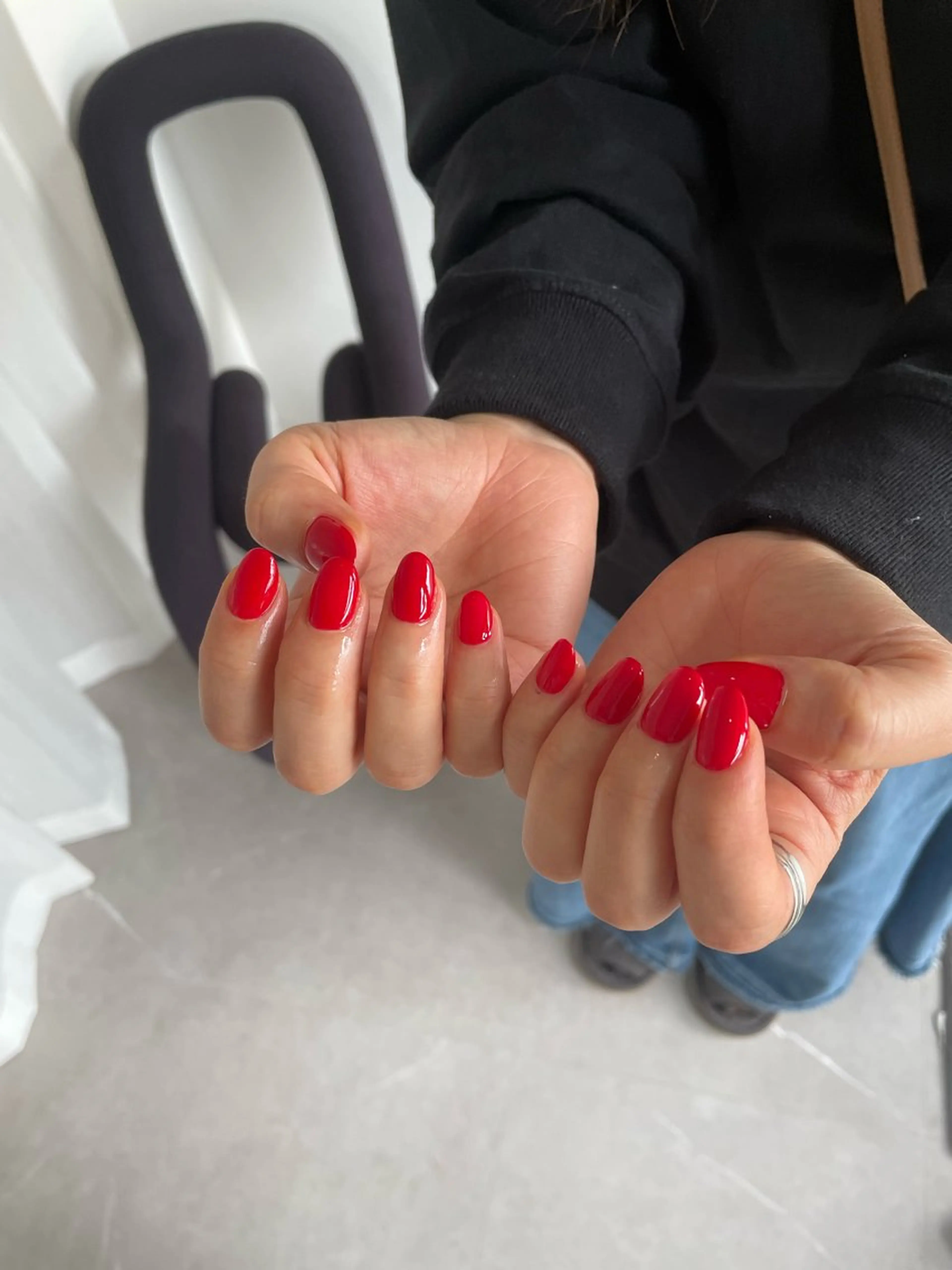 ネイル 赤色 shiro Totalo   Beauty Salon所属・Shiro 佐鳴台店 IZUMIのネイルデザイン