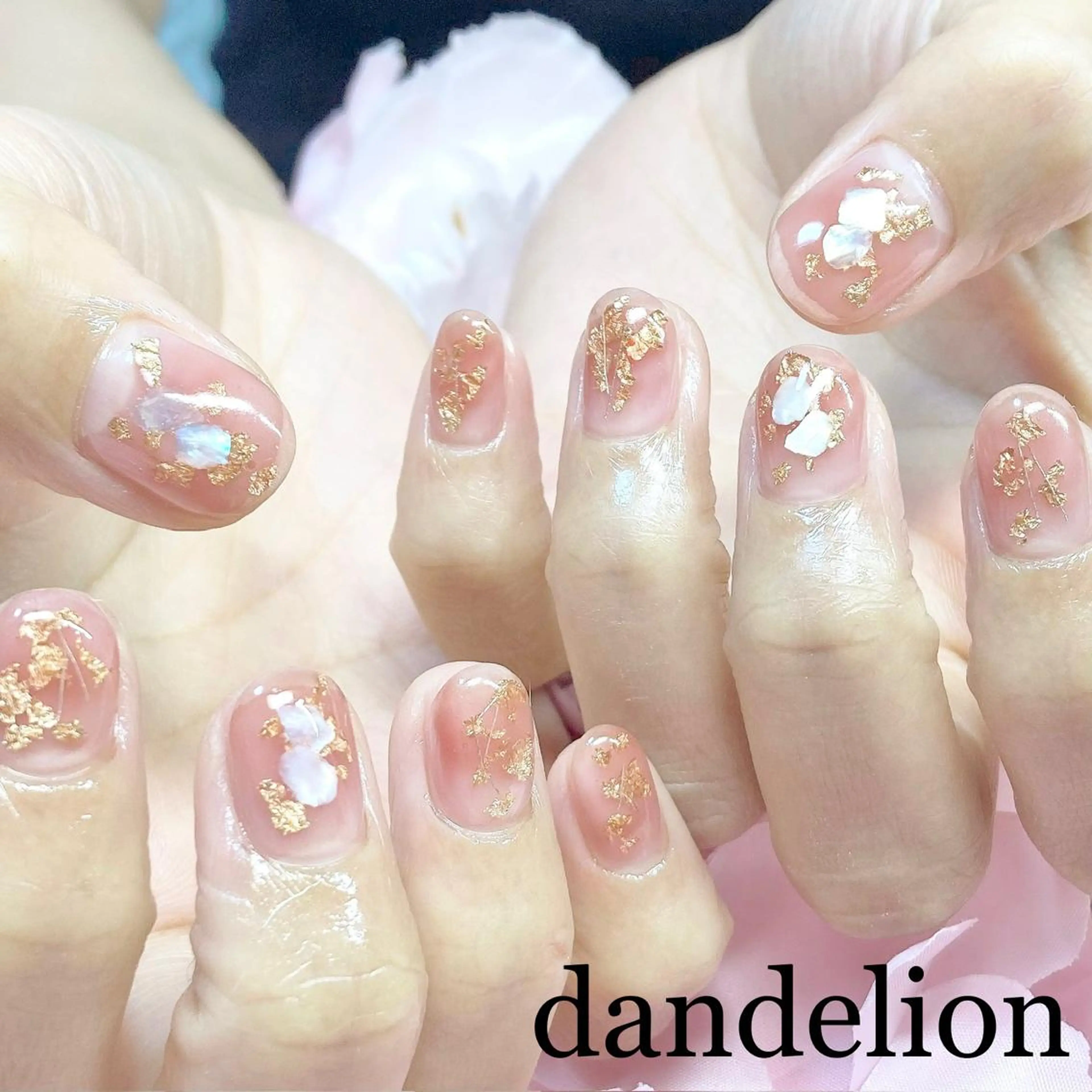 ネイル ハンドネイル ハンドケア dandelion ダンデライオンのネイルデザイン