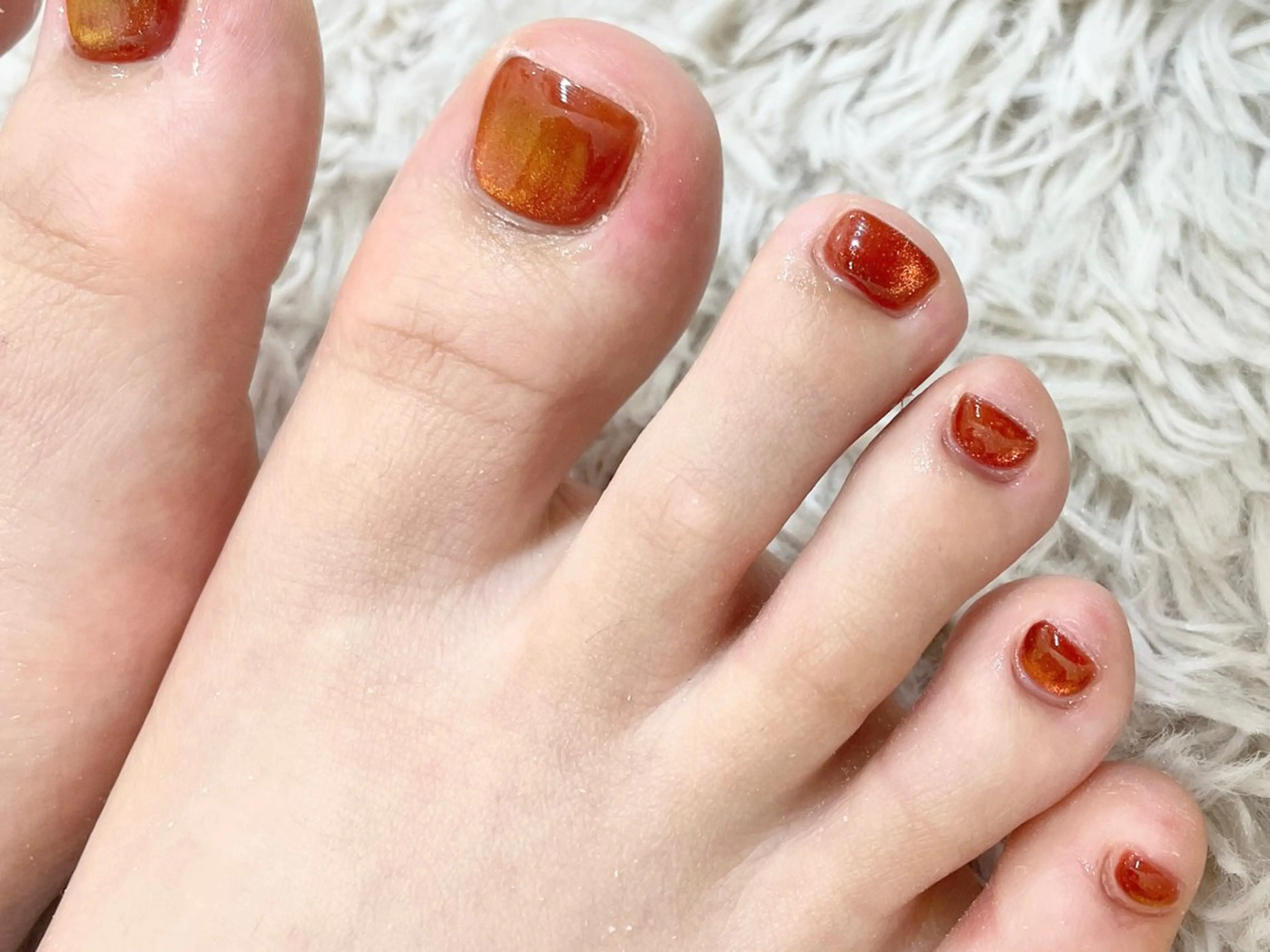 ネイル フットネイル 氷ネイル・うるうるネイル マグネットネイル ミラーネイル ニュアンスネイル フットネイル 園田 ソノダのネイルデザイン