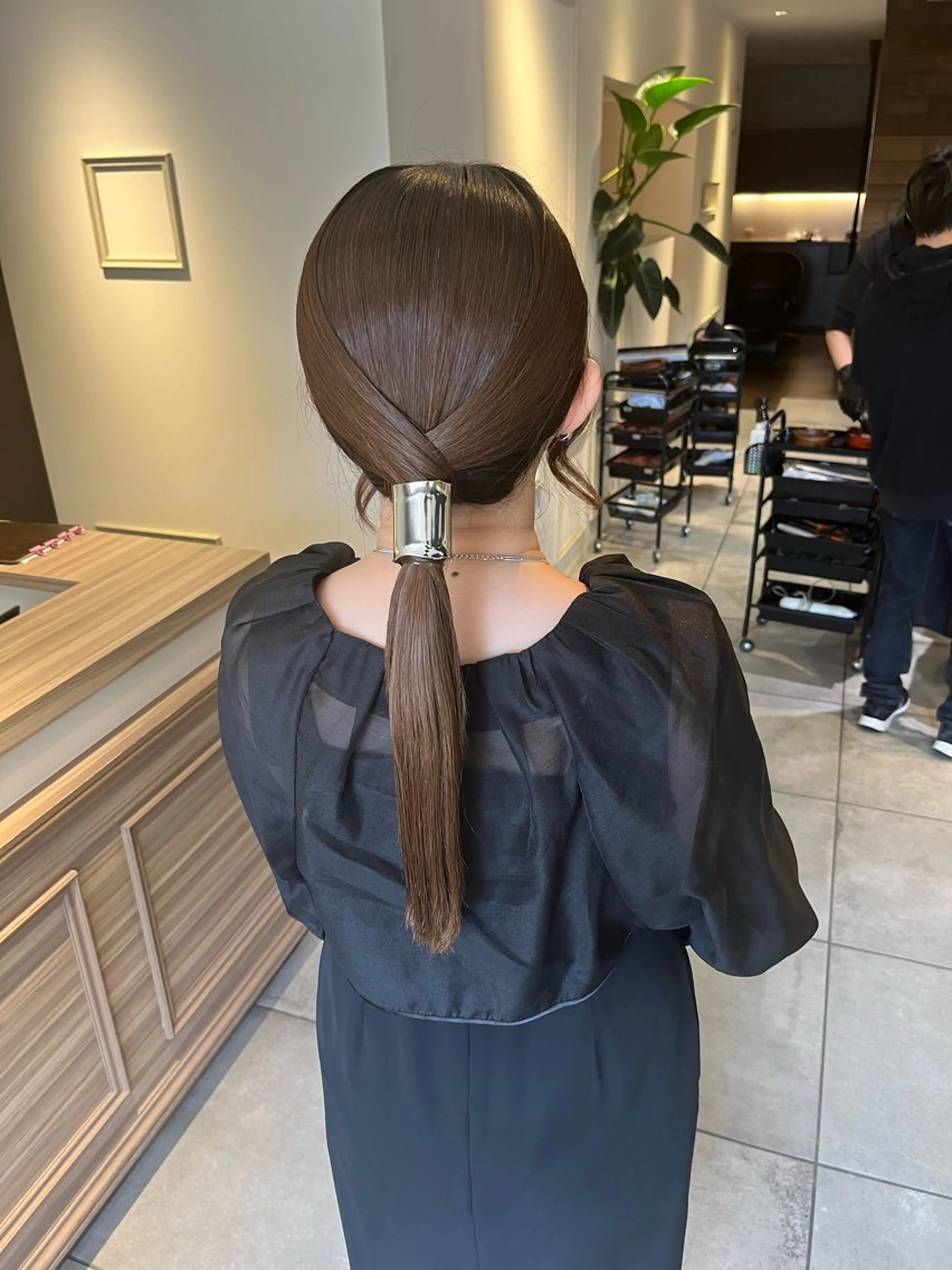 ロング ヘアアレンジ ヘアセット 川越 輝梨奈のヘアスタイル