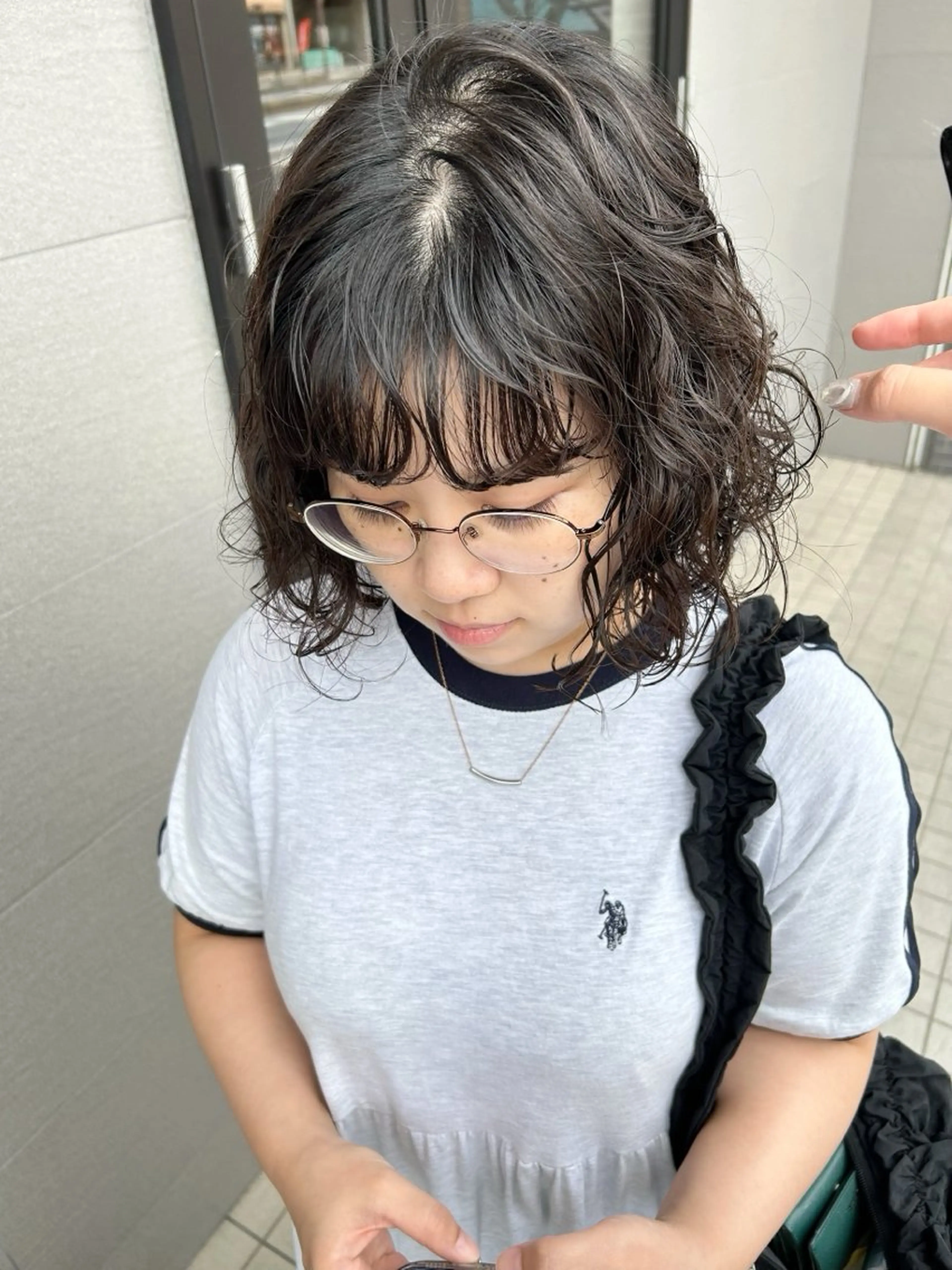 ショート ボブ カット パーマ ナカジマ ナナのヘアスタイル