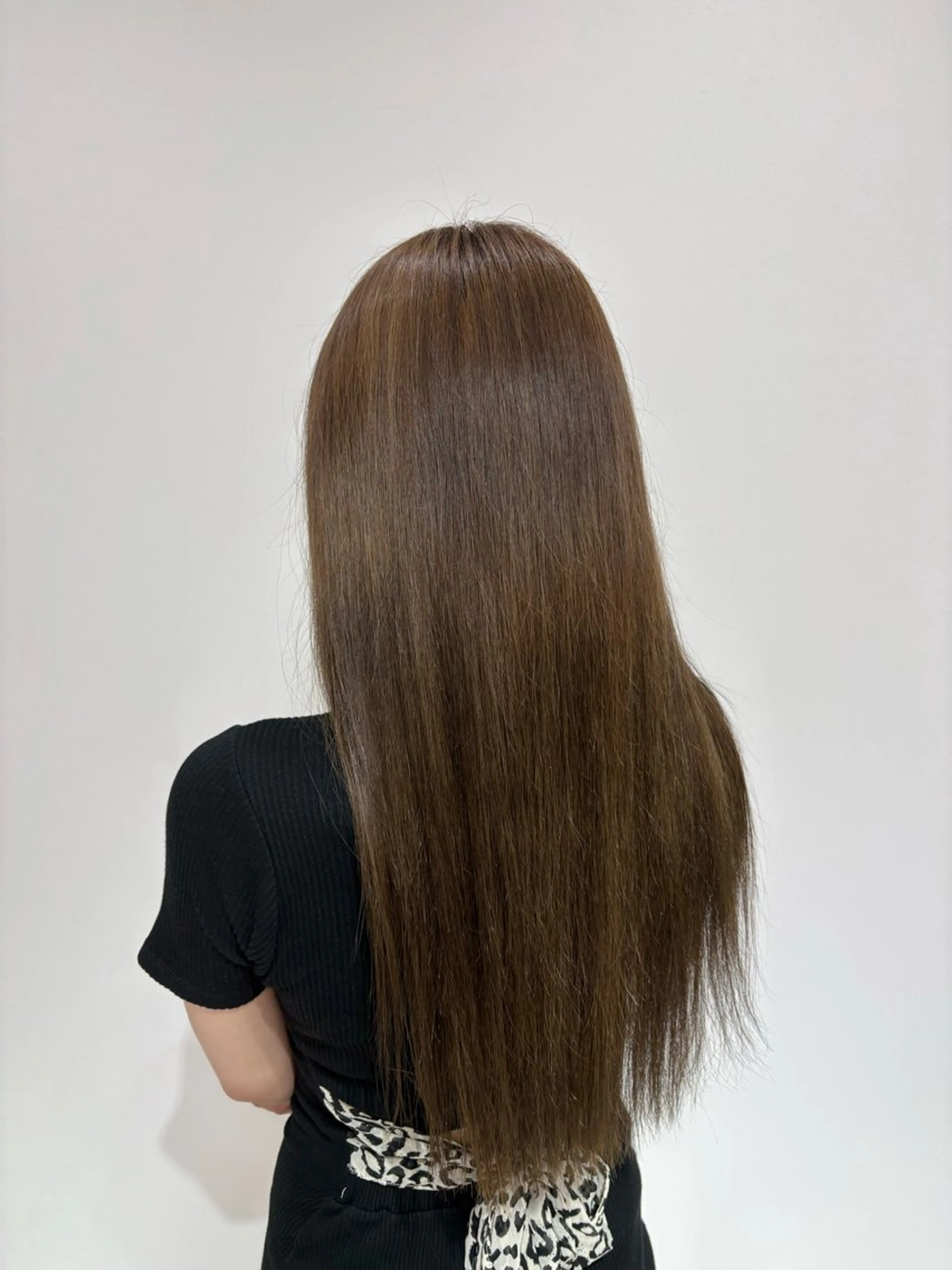 ロング カラー CHAiL.Yuzu 艶カラー韓国エクステのヘアスタイル