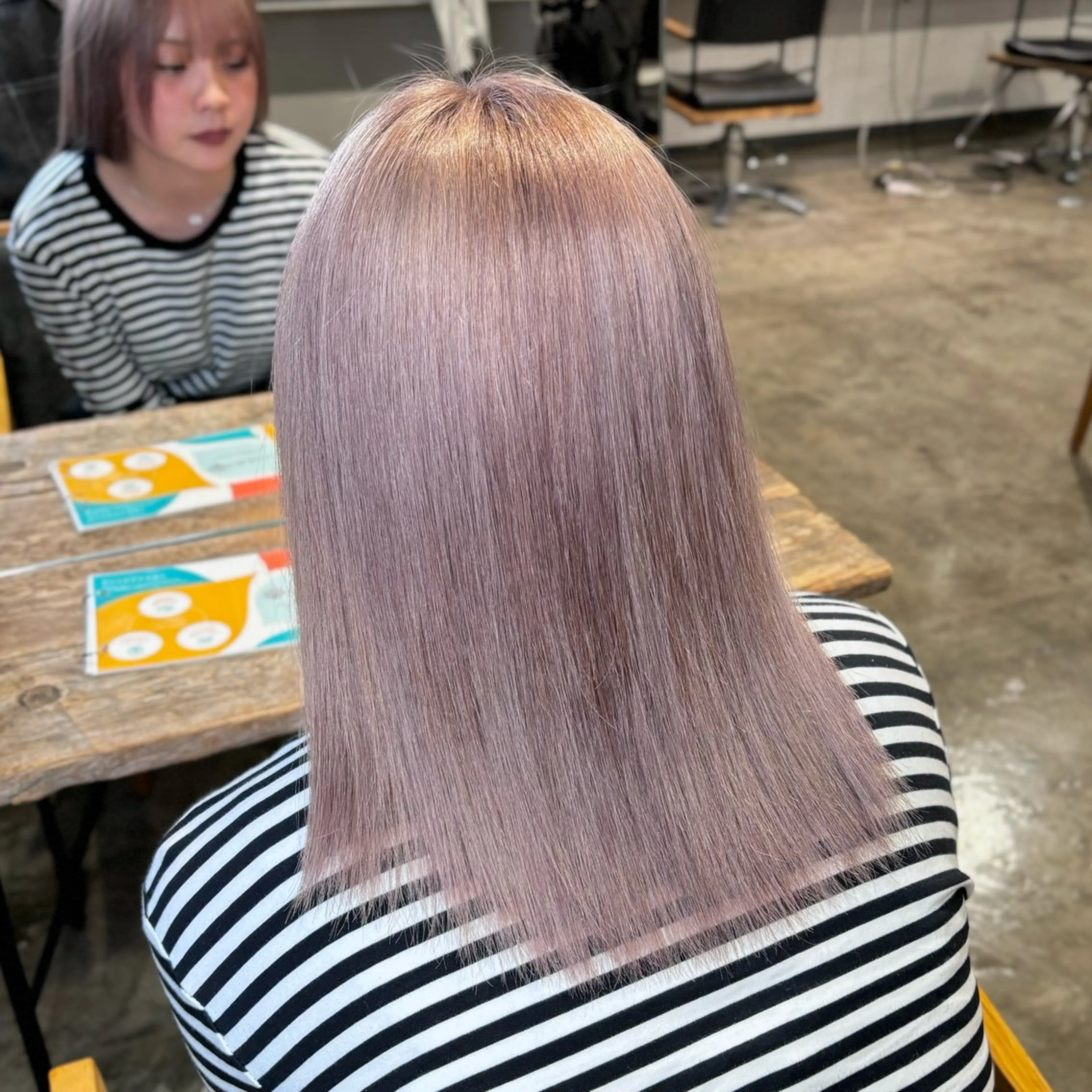 ロング カラー 💫miyu💫デザ インカラー/アレンジのヘアスタイル
