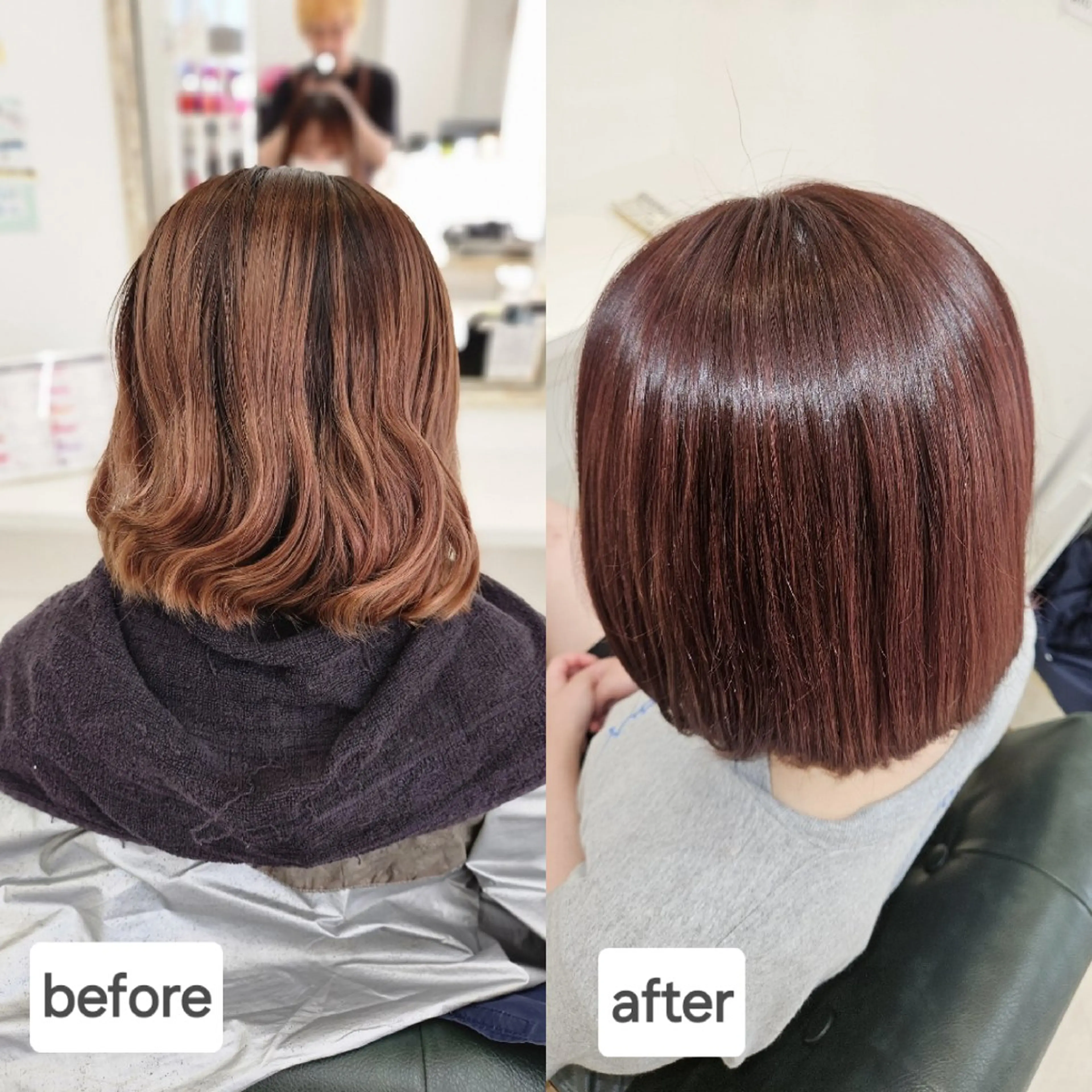 カラー カット ヘアカラー 林慶吾/ショートボブ /デザインカラーのヘアスタイル