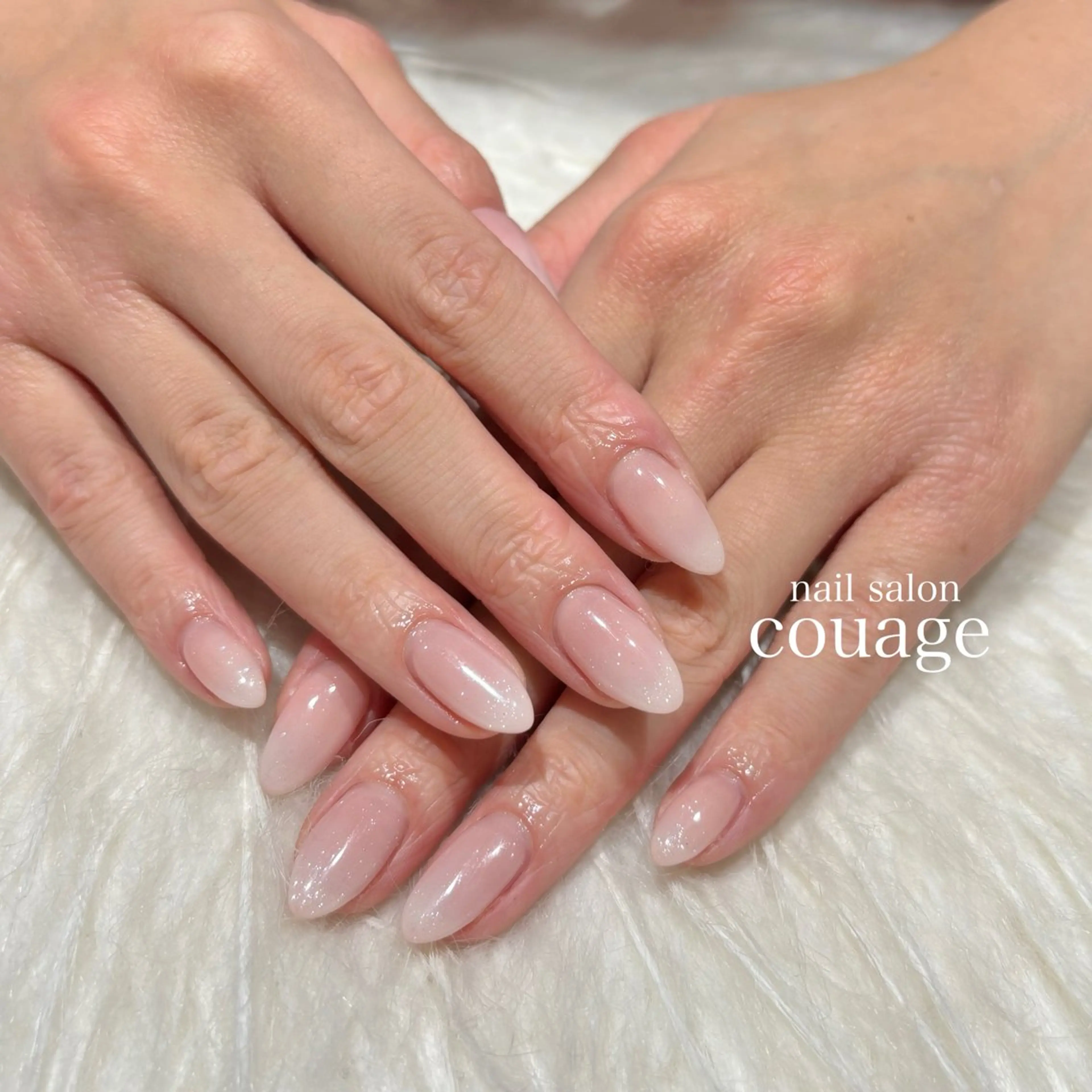 ネイル ラメ(グリッター) ハンドネイル ネイルサロンcourage所属・ネイルサロン courageのネイルデザイン