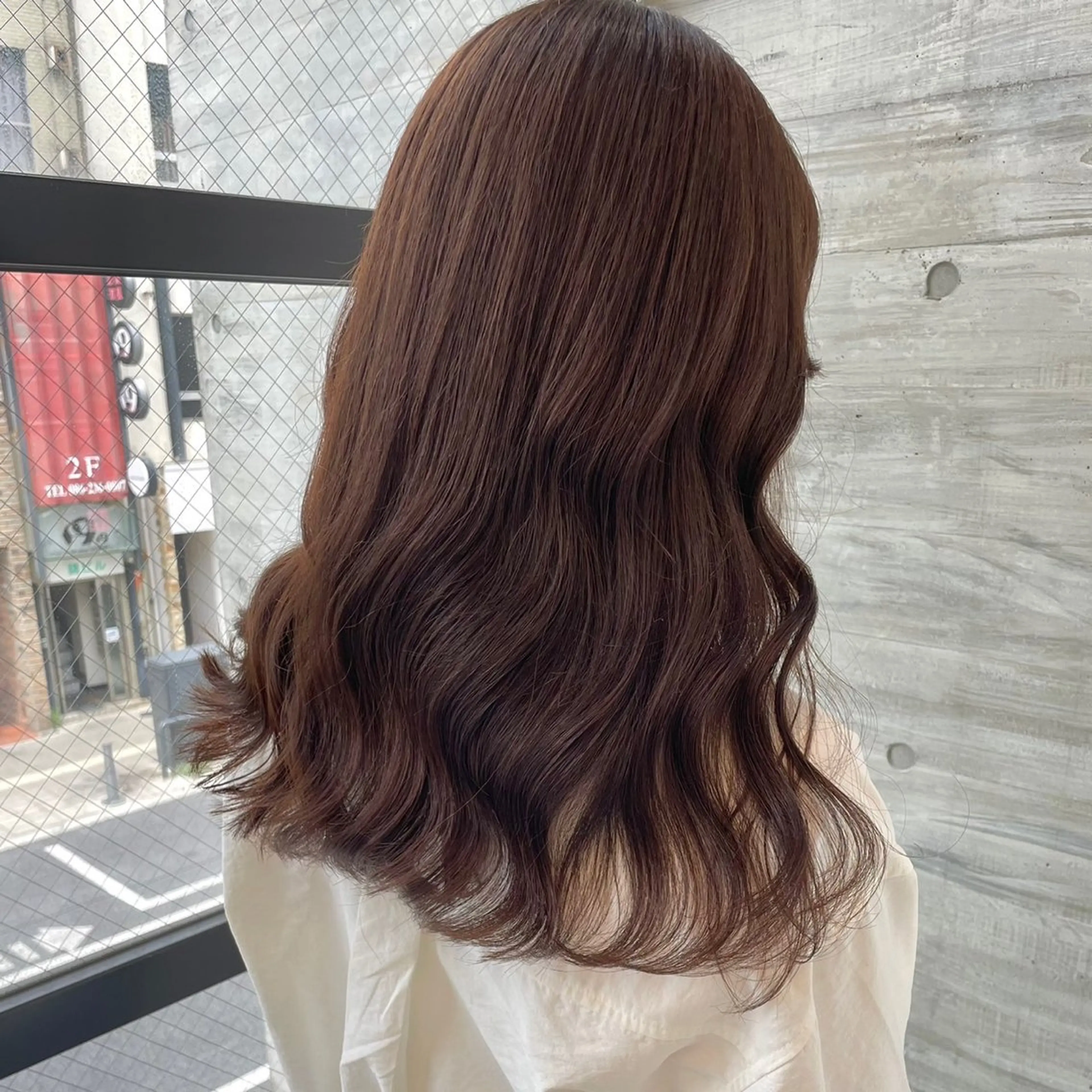 セミロング カラー ParveMix￤ 大賀さつき🍨🤍のヘアスタイル