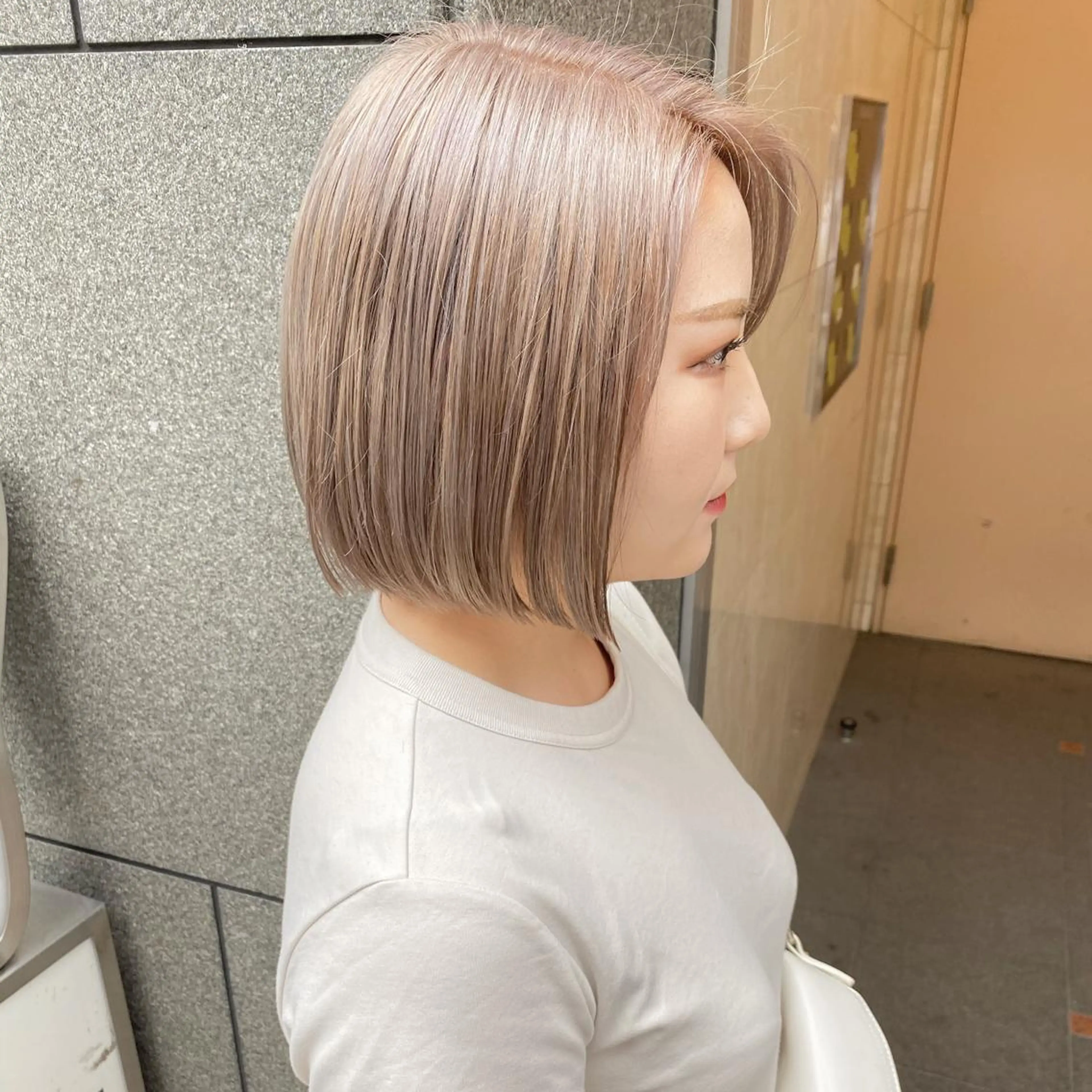 ショート カラー 🧡色落ちまで2度綺 麗なカラー🧡ヨシキのヘアスタイル