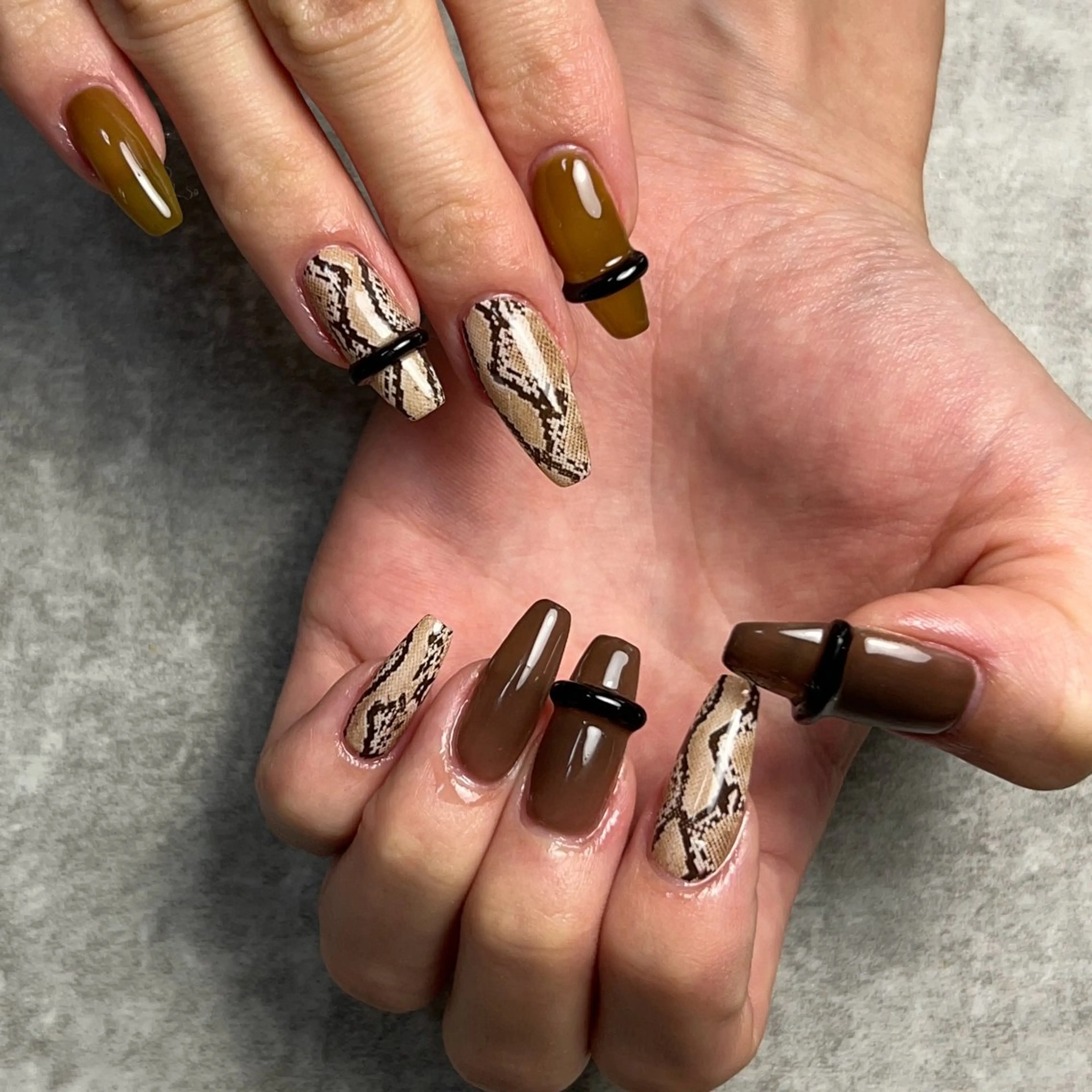 ネイル ハンドネイル Bright 船山来のネイルデザイン