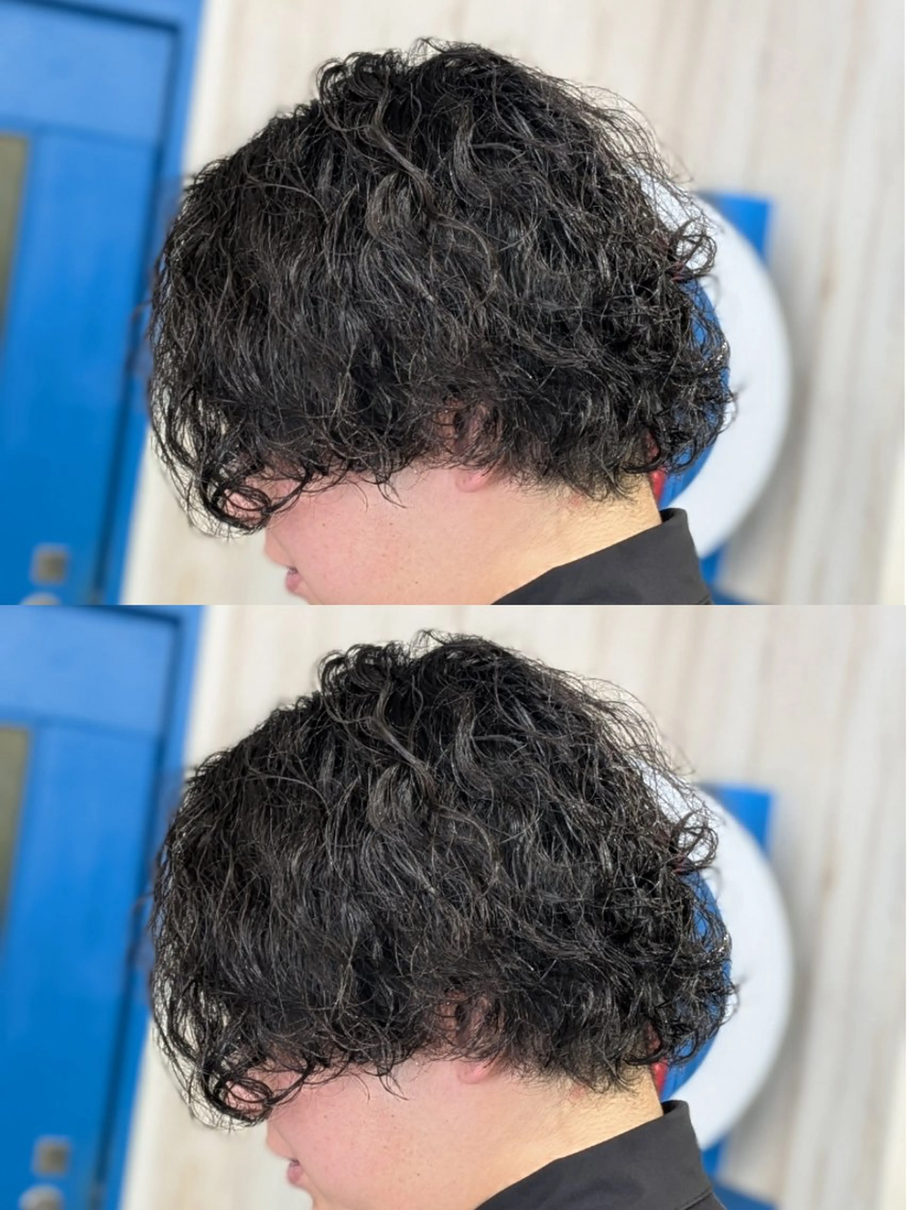 パーマ メンズ アップバング センターパート フェードカット メンズ韓国風 韓国マッシュ カット パーマ トリートメント メンズパーマ/ボブ/ レイヤー店長えのもとのヘアスタイル