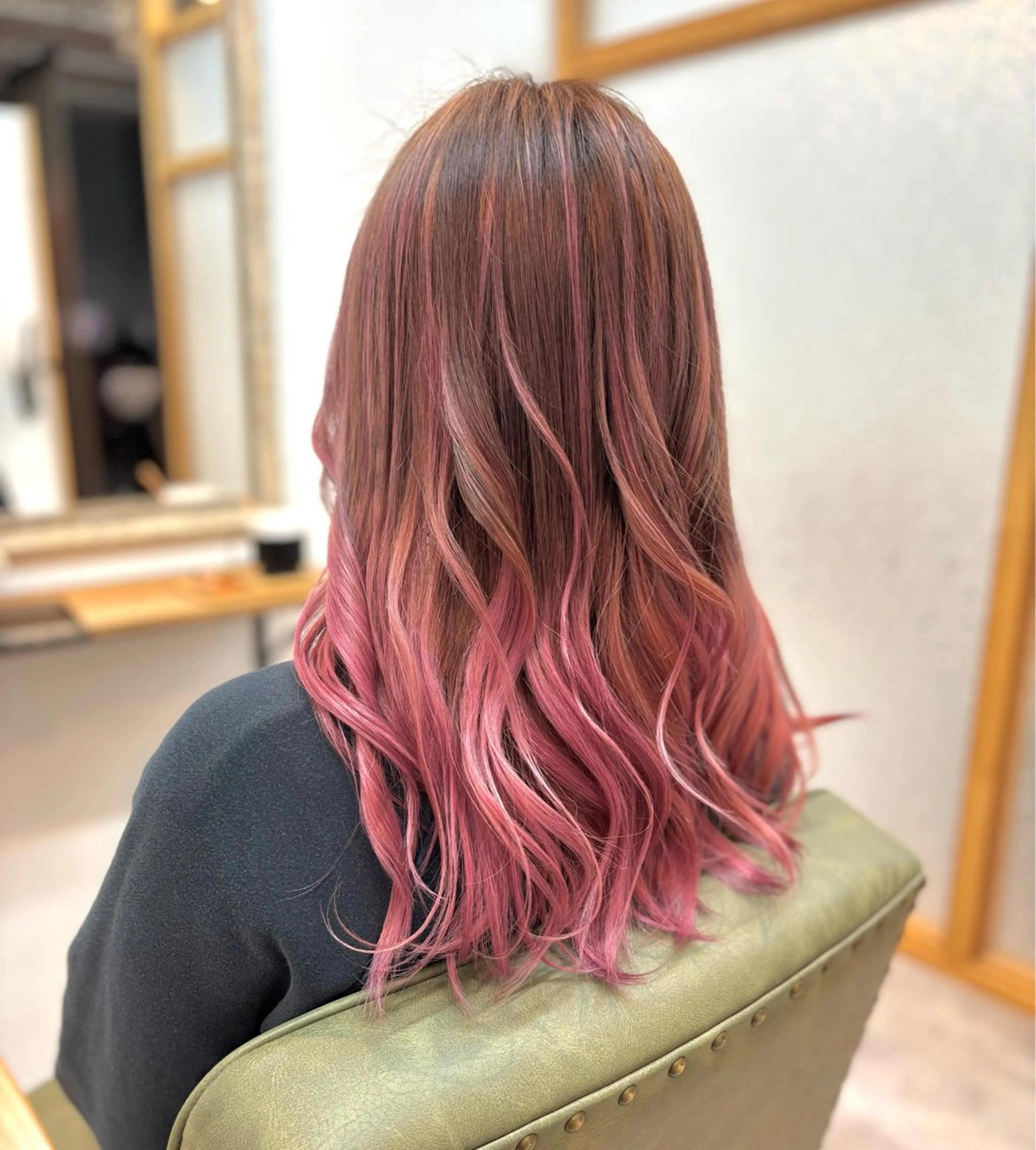 セミロング カラー ヘアカラー トリートメント 【enil代表】 杉林和哉のヘアスタイル