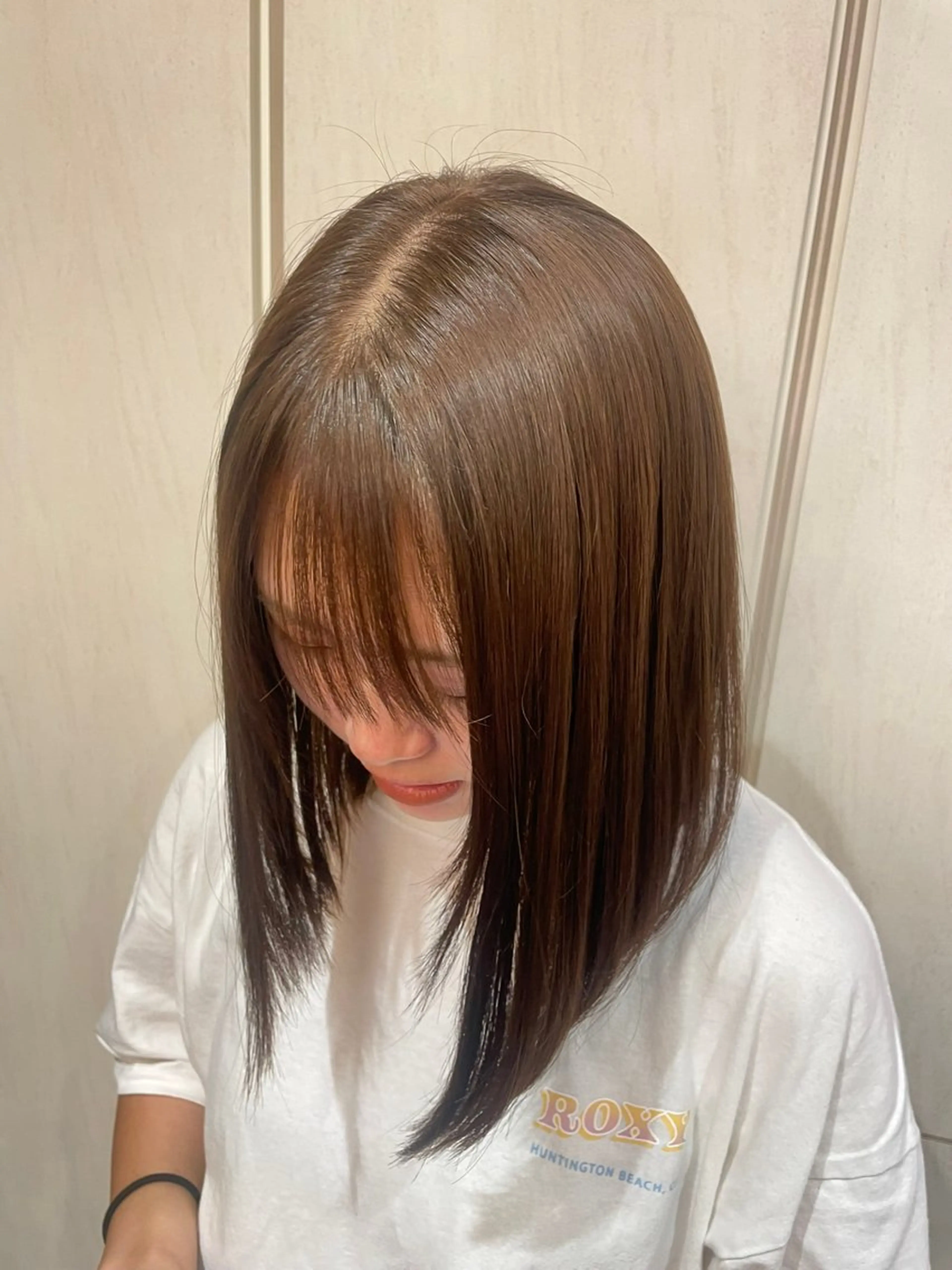 ミディアム 本城 紗良のヘアスタイル