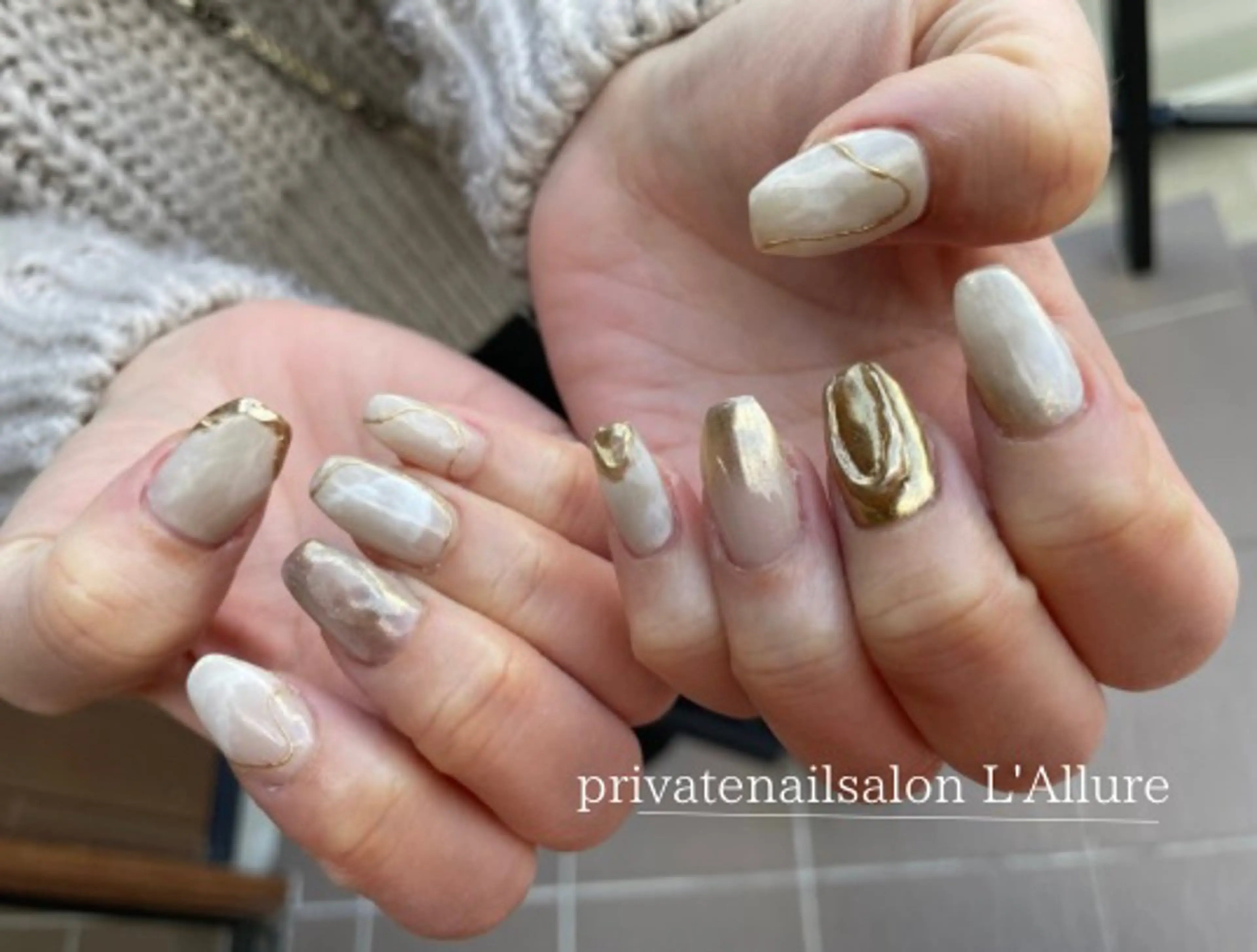 ネイル フットネイル nailsalon -L'Allure-のネイルデザイン