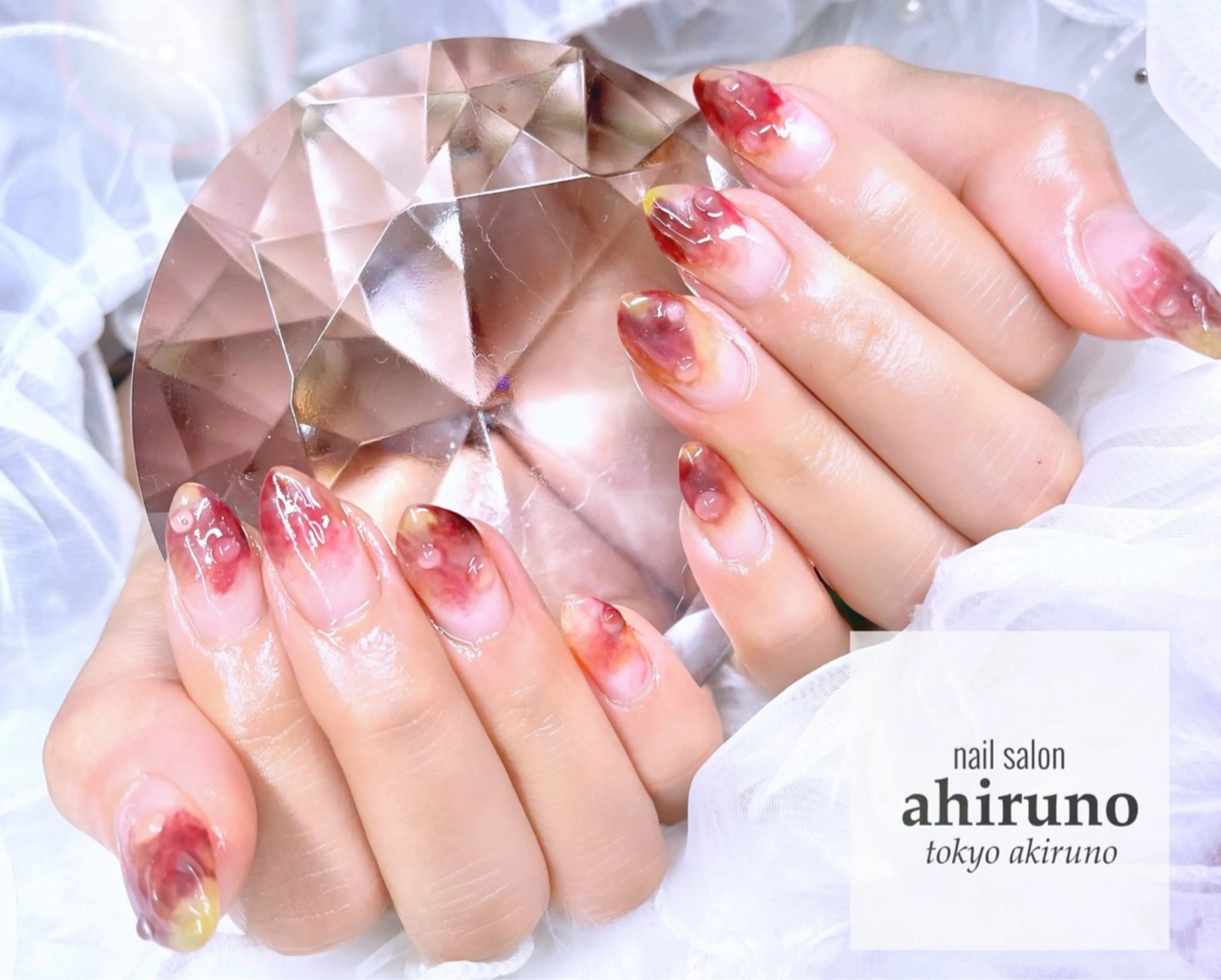 ネイル ボルドー ハンドネイル ａｈｉｒｕｎｏ ✿ ｙｕiのネイルデザイン