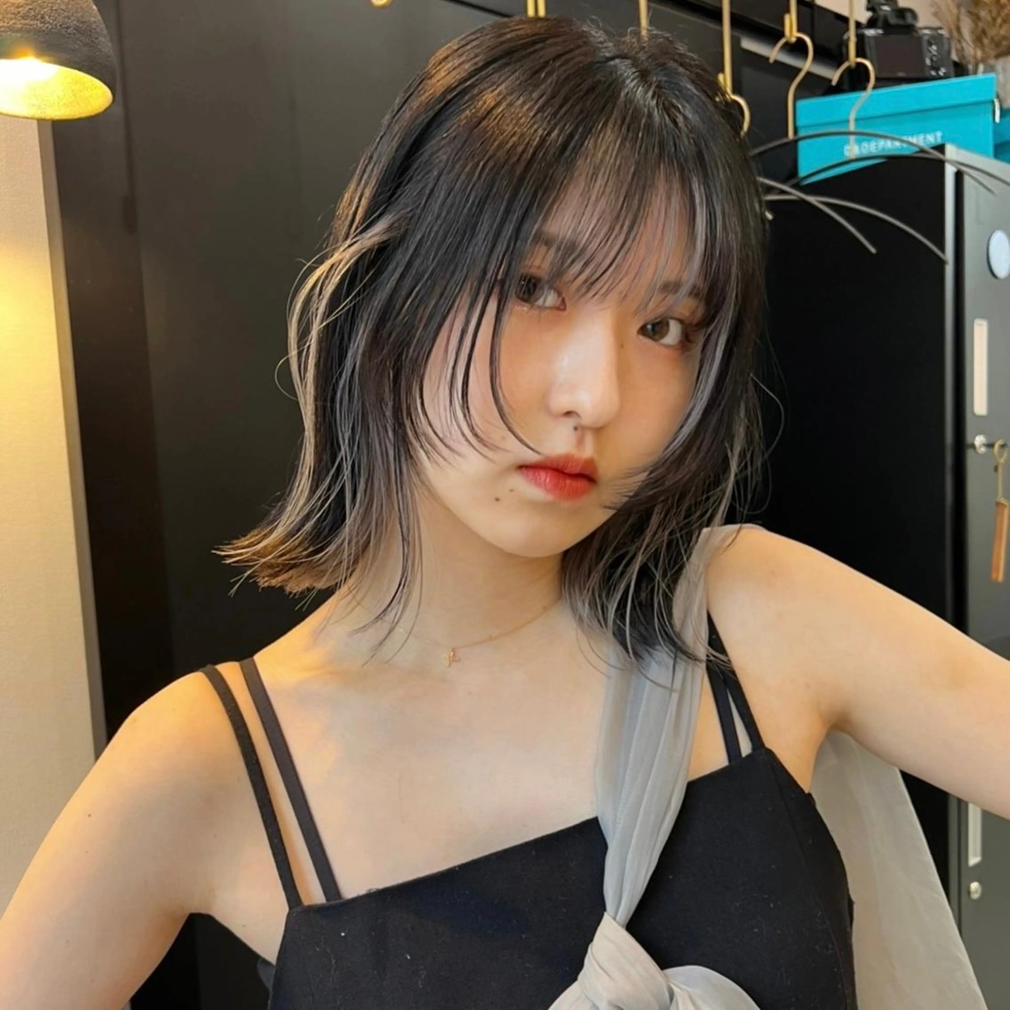 ミディアム カラー 藤山大地/髪質改善 /透明感/ブリーチのヘアスタイル