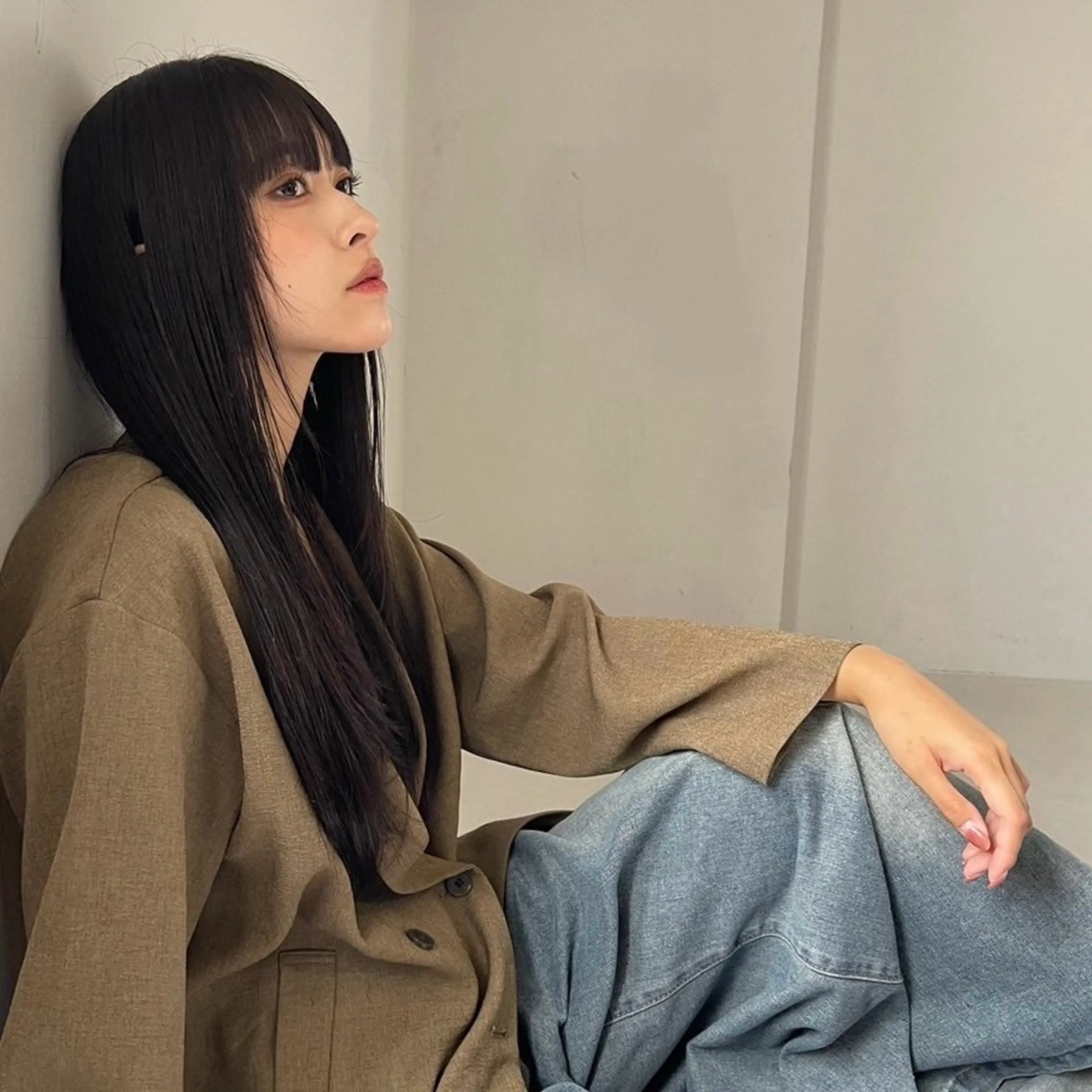 ロング カット トリートメント ヘッドスパ ヘアセット 暖色レイヤー 🥀REIRIのヘアスタイル